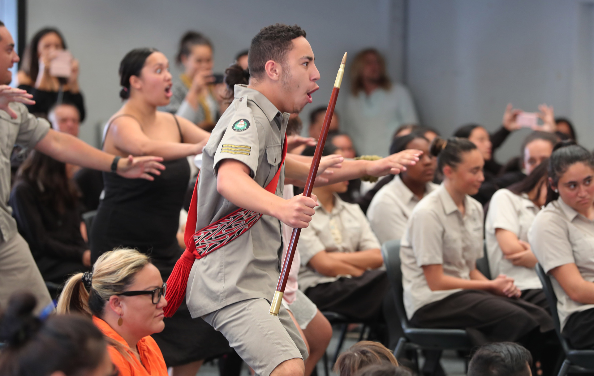 Students mark the final day for Te Kapehu Whetu as a charter school, or partnership school in 2018 in Whangārei. Photo / John Stone