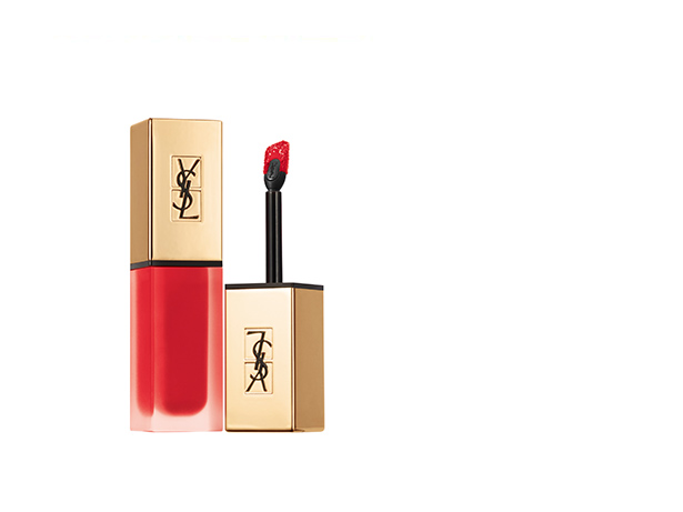 YSL’s Tatouage Couture lipstick in bright red - one of Zoe Kravitz's favourites from the range. Picture / Supplied