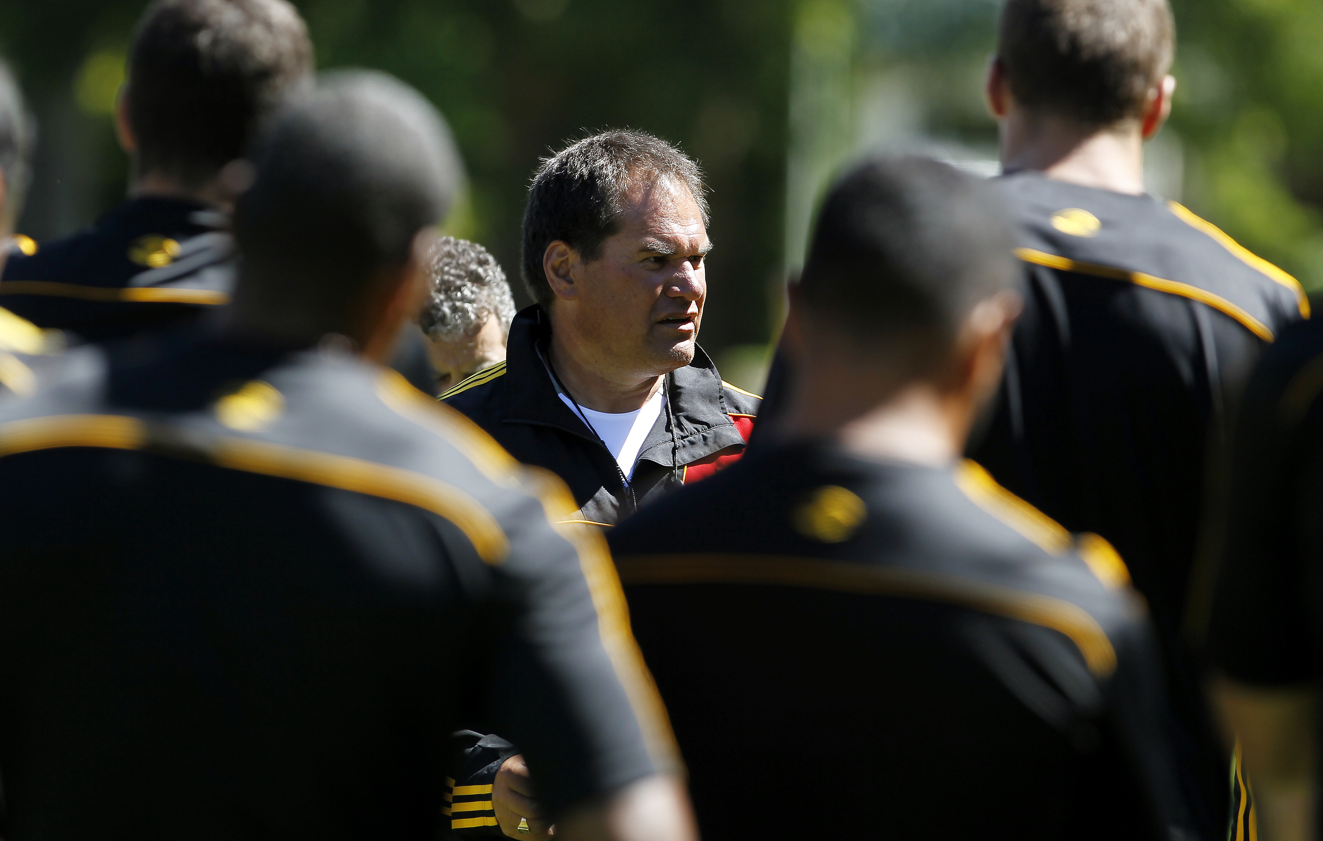 Coach Dave Rennie in his first season at the Chiefs in 2012. Photo / Christine Cornege