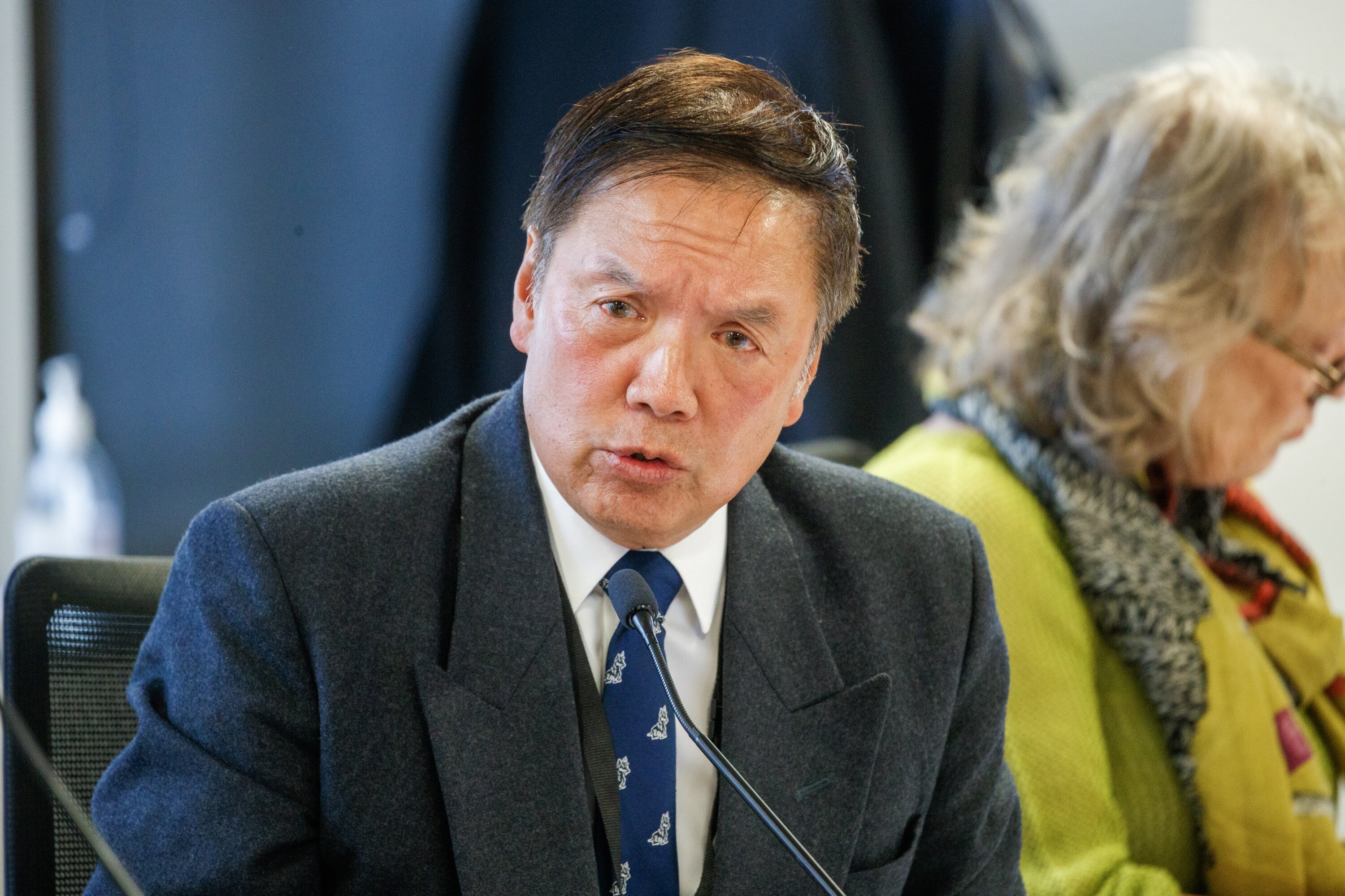 Councillor Ray Chung is defending leaving the council meeting for a campaign event. Photo / Mark Mitchell