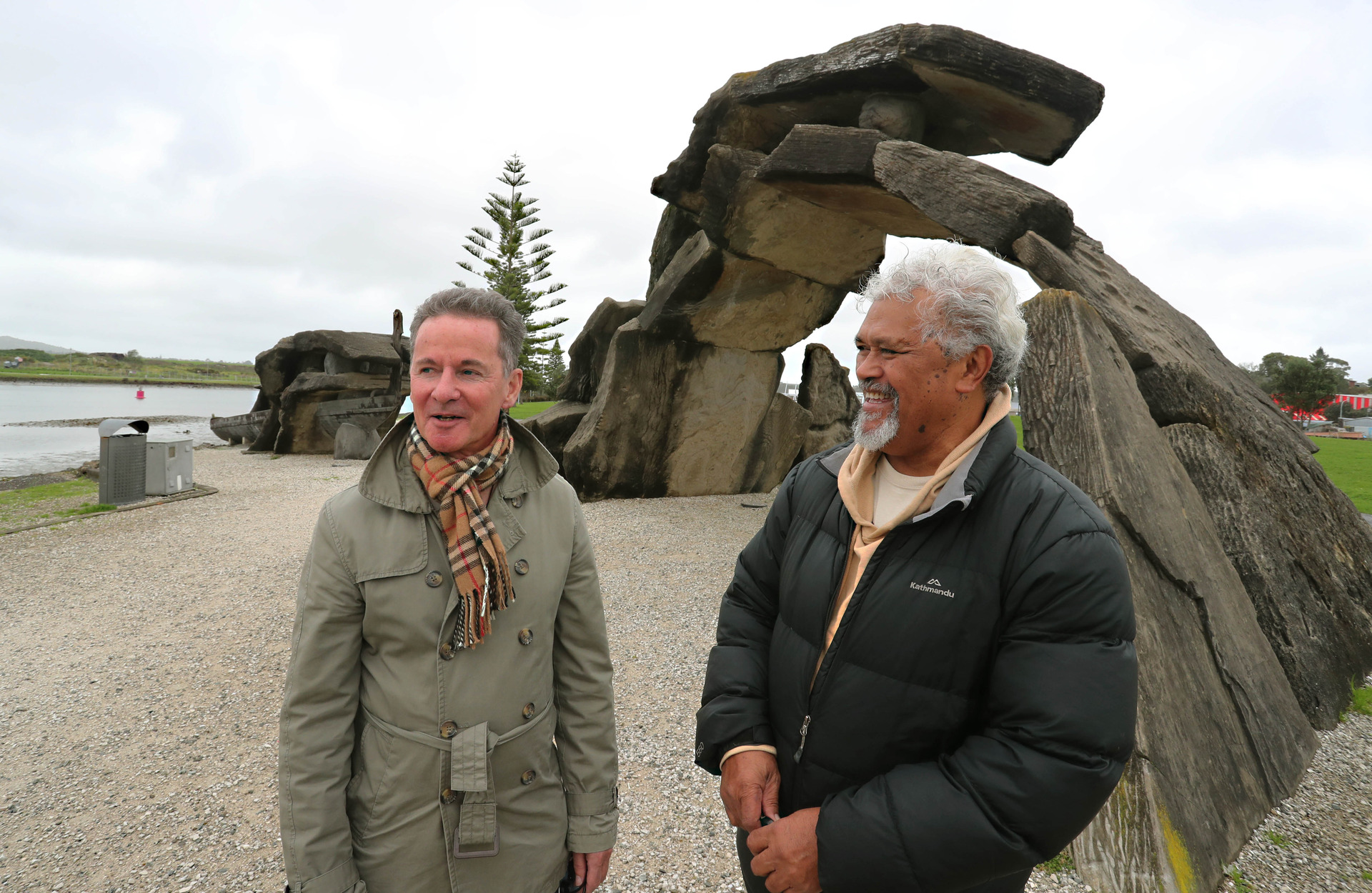 Scott Pothan, left, and Te Warahi Heteraka. Photo / John Stone