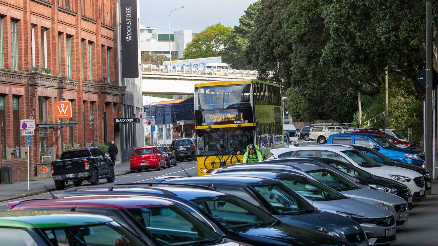 Thorndon Quay in Wellington. Photo / Mark Mitchell 