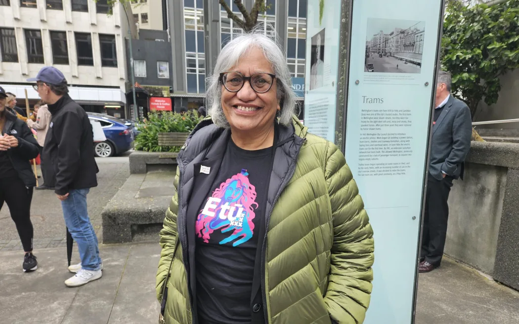 Muriel Tunoho is a Living Wage champion, but has seen her own family member move to Australia for more money. Photo / RNZ