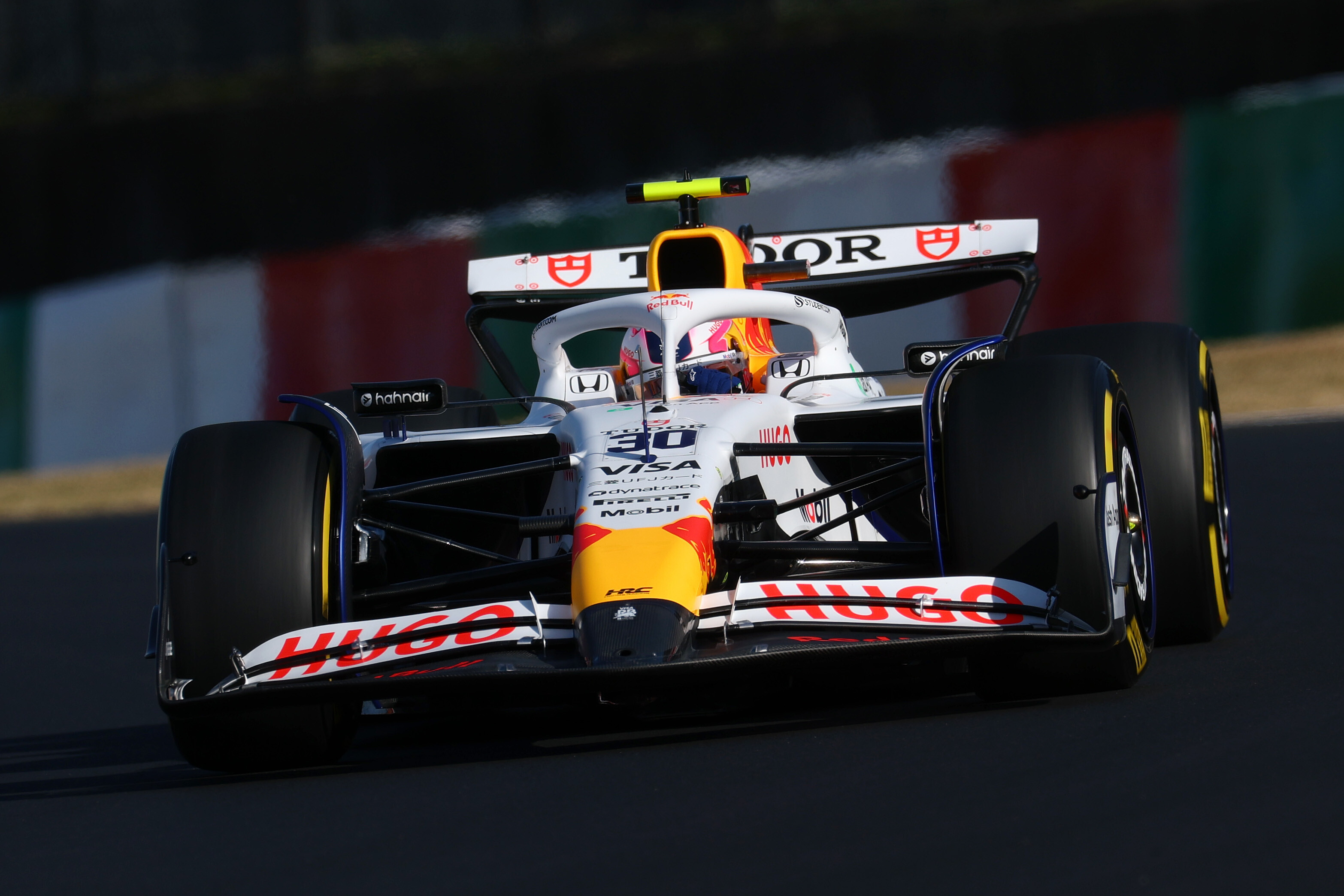 Liam Lawson in practice for the Japanese Grand Prix. Photo / Red Bull