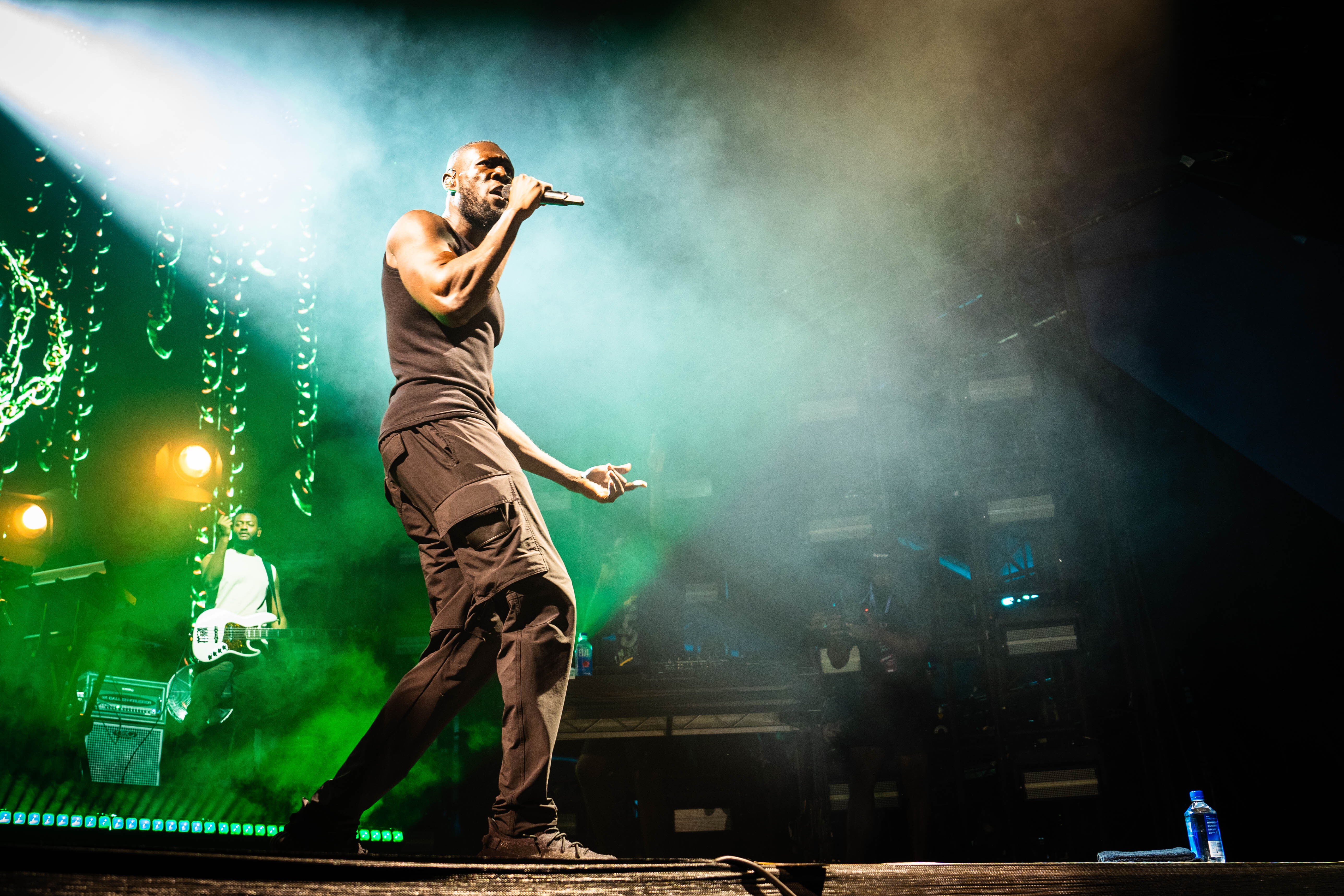 British rapper Stormzy at Laneway 2024. Photo / Carson Bluck