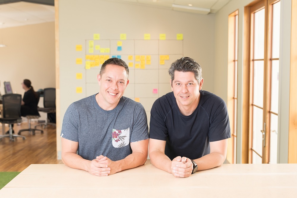  Aaron Ward (left) and John Ballinger. Photo / Supplied