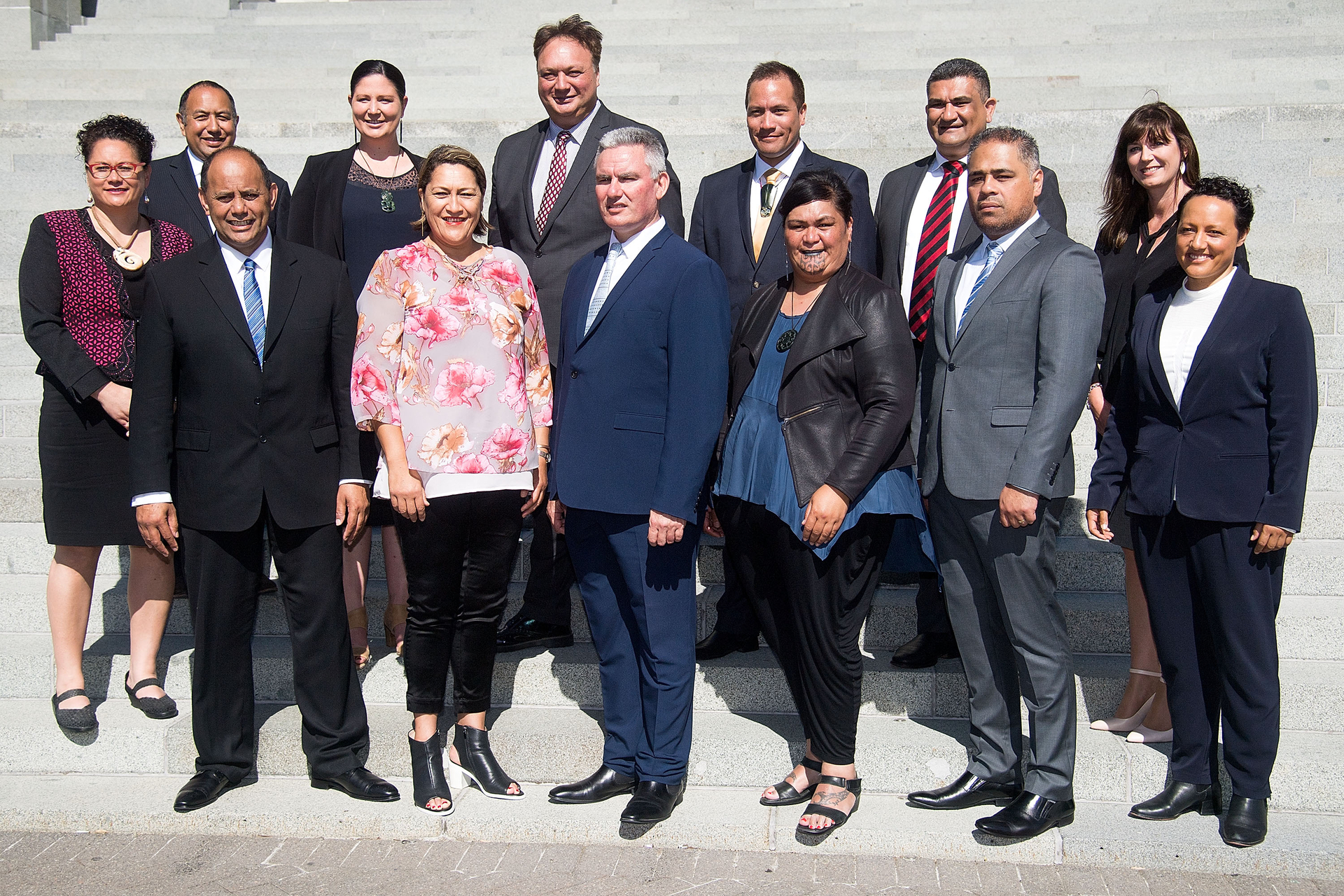 The Labour Māori caucus shortly after the 2020 election, which saw a record for within a party of 15 Māori MPs elected. Photo / Marty Melville