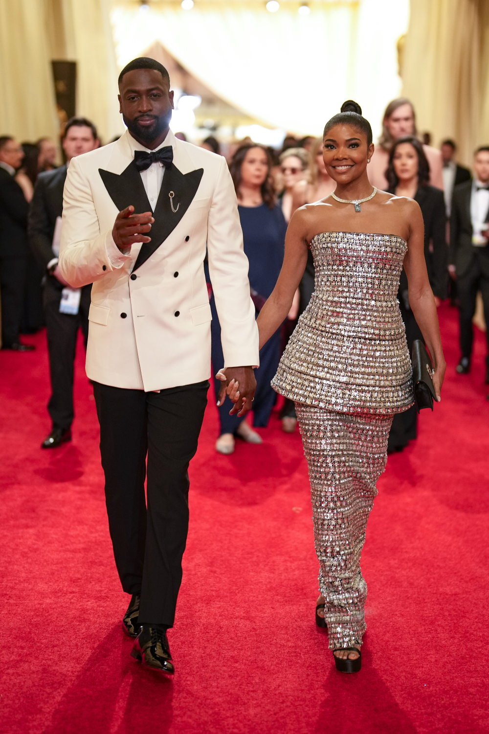 Dwayne Wade and Gabrielle Union attend the 96th Annual Academy Awards in Hollywood, California. Photo / AP