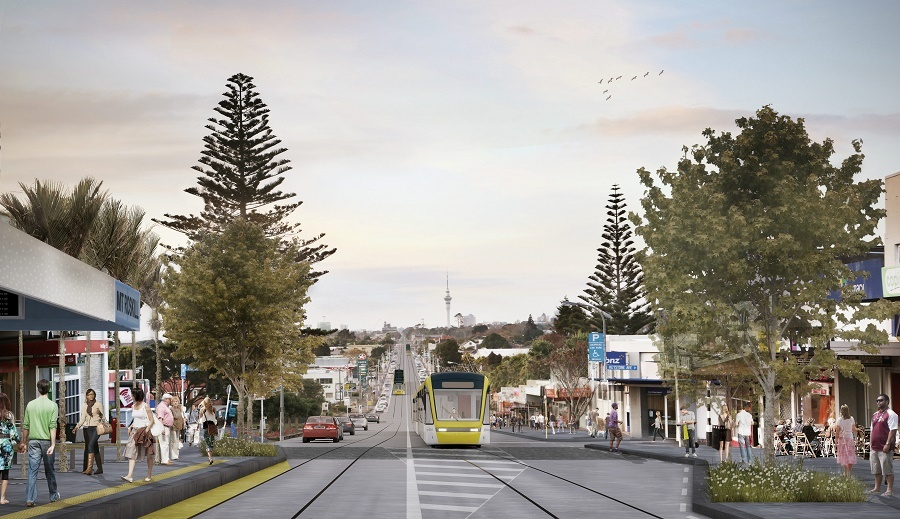 The Green Party is committed to light rail in Auckland. Photo / file