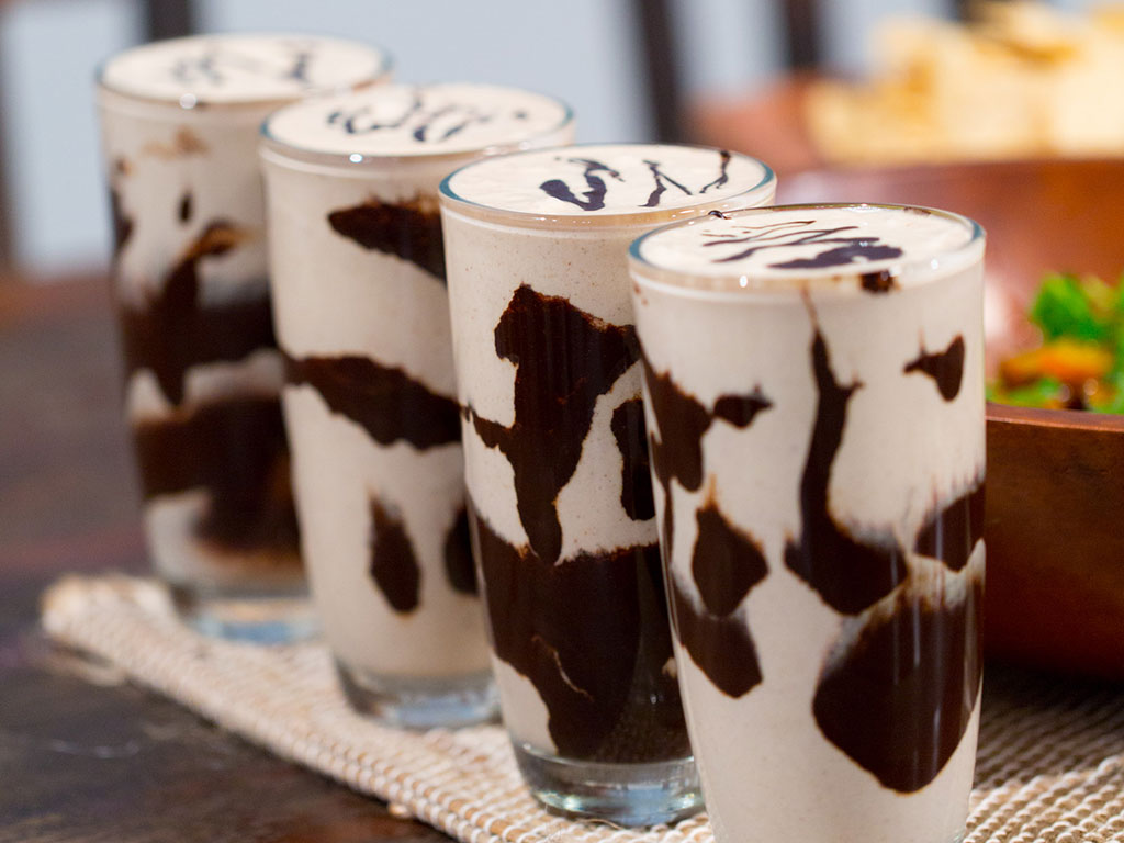 Peanut butter smoothie. Photo / Supplied