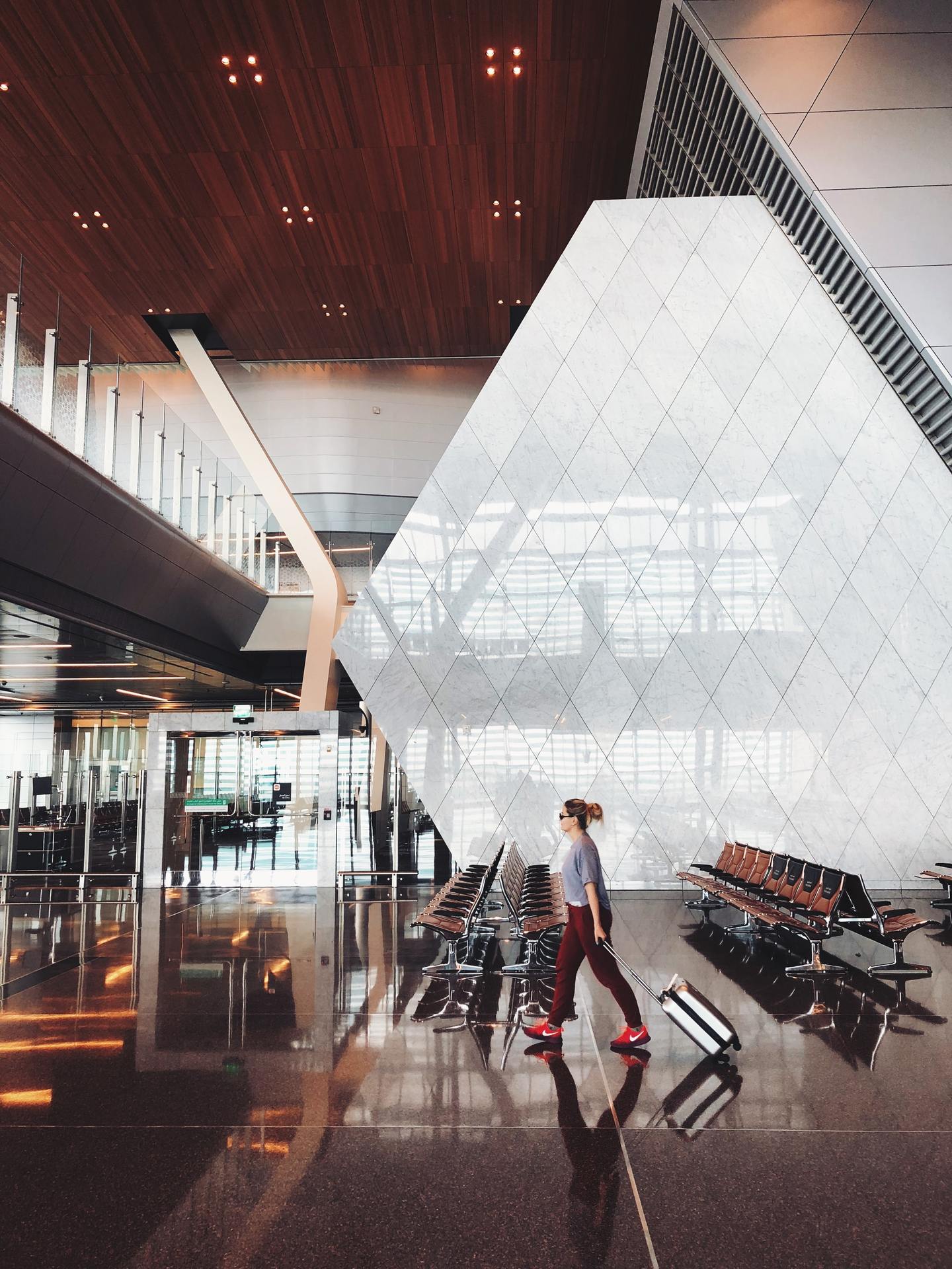 Qatar's World Cup Gateway, Doha International Airport was named number 1 by Skytrax for the second year running. Photo / Darren Nunis, Unsplash