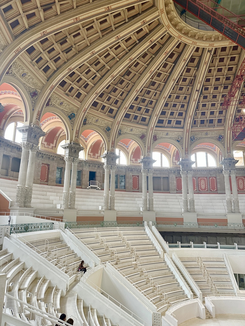Inside the great dome of the Museu Nacional d'Art de Catalunya. Photo / Dan Ahwa