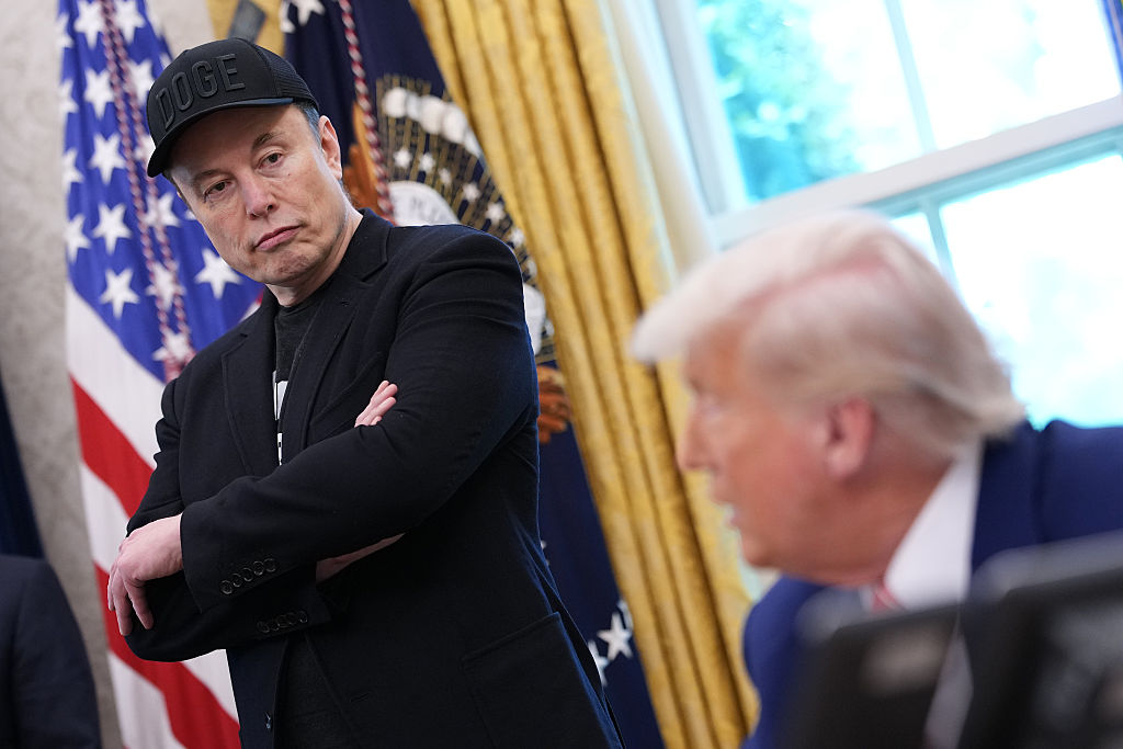 Tesla CEO Elon Musk is now threatening to turn his riches against US President Donald Trump. Photo / Kevin Dietsch, Getty Images)