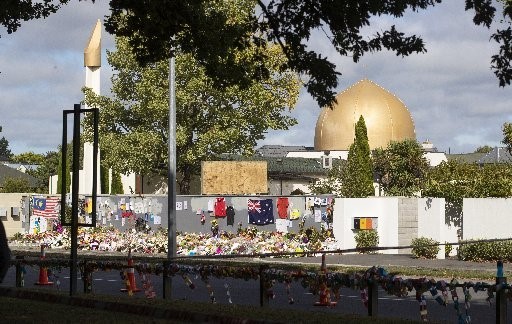 The Al Noor mosque days after the 2019 terror attack. Photo / NZH 