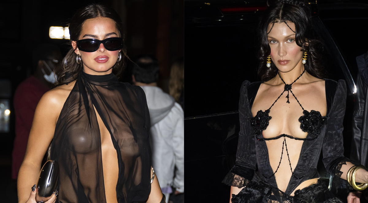 Stars strip off as Bella Hadid, Addison Rae and Hailey Bieber hit Met Gala  after-parties - NZ Herald