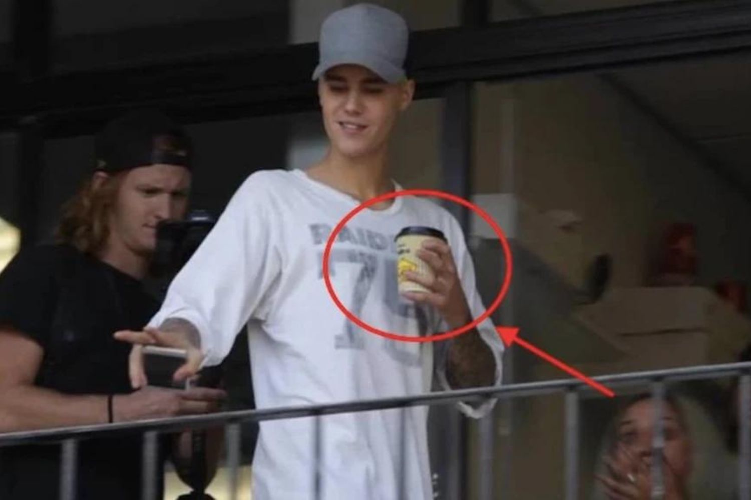 Justin Bieber spotted at St Pierres. Photo / The Spinoff