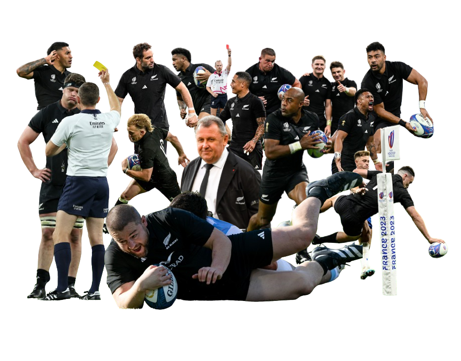 The All Blacks had a collection of great moments in 2023. Photos / Photosport