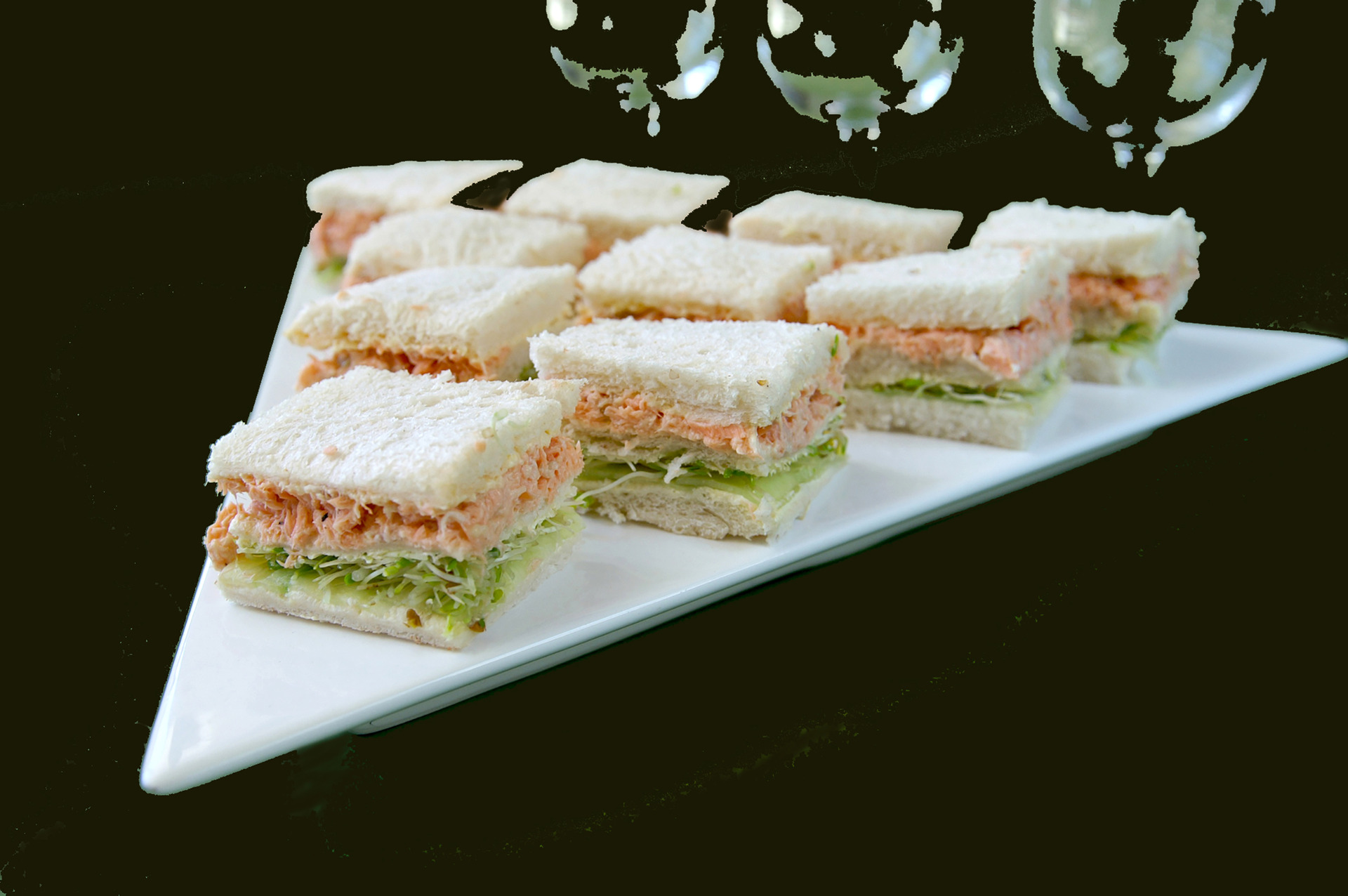 Salmon and cucumber club sandwiches - NZ Herald