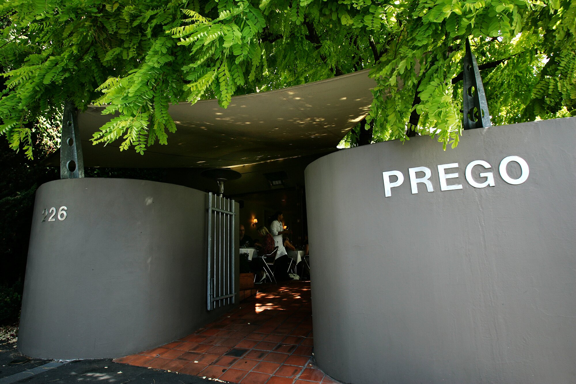 Prego's entrance, as it looked in 2005. Photo / Chris Skelton