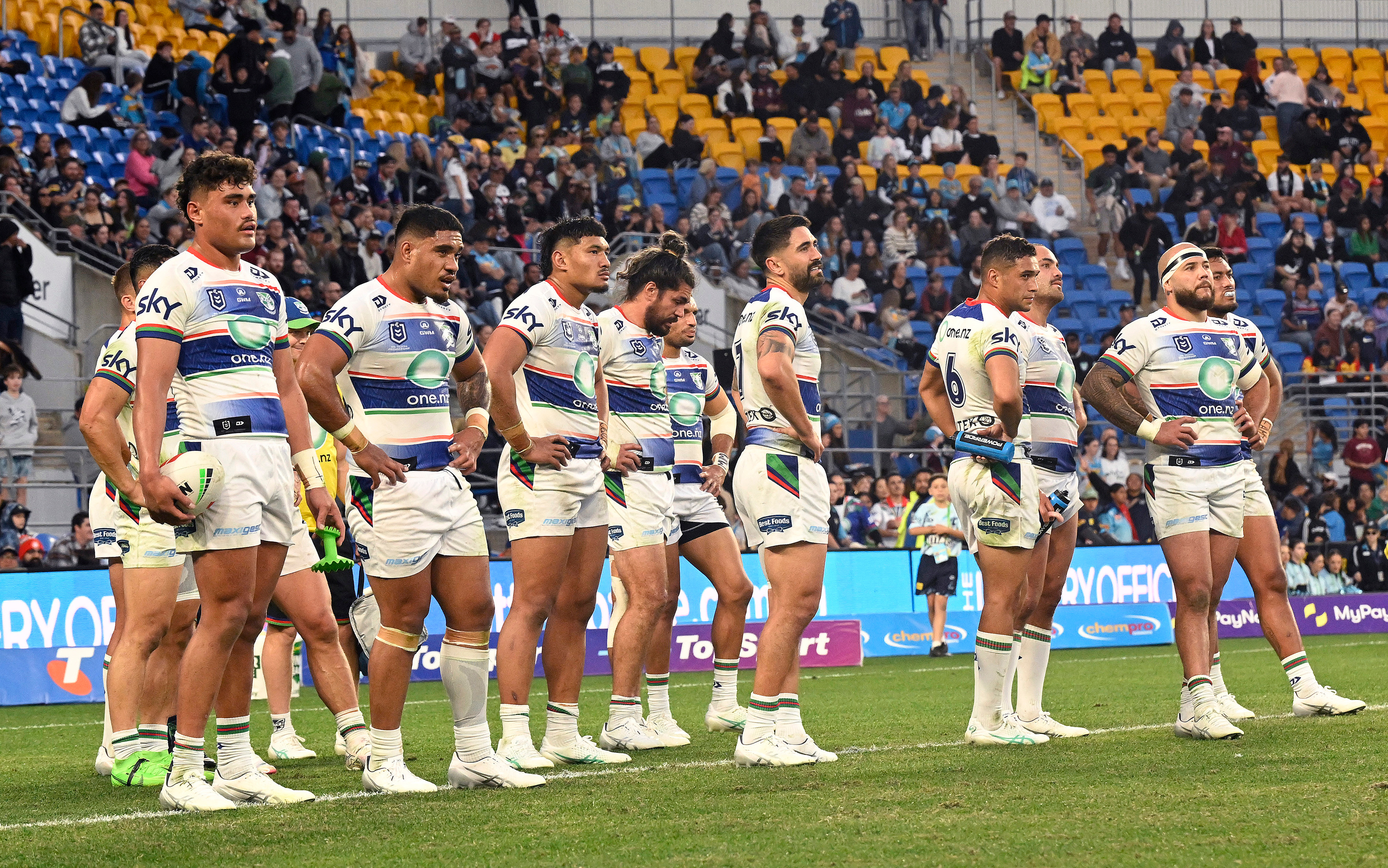 The Warriors lost 66-6 the last time they played on the Gold Coast. Photo / Photosport