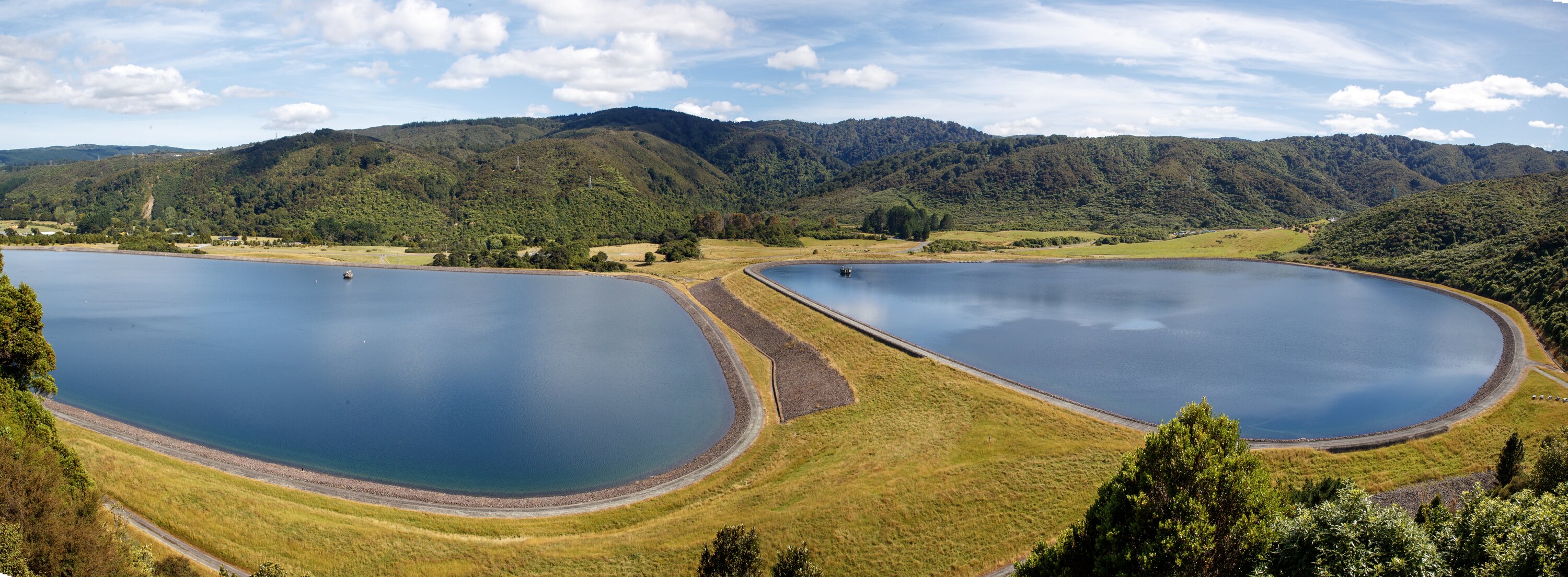 The Stuart Macaskill water storage lakes in Kaitoke Regional Park. Photo / Mark Mitchell