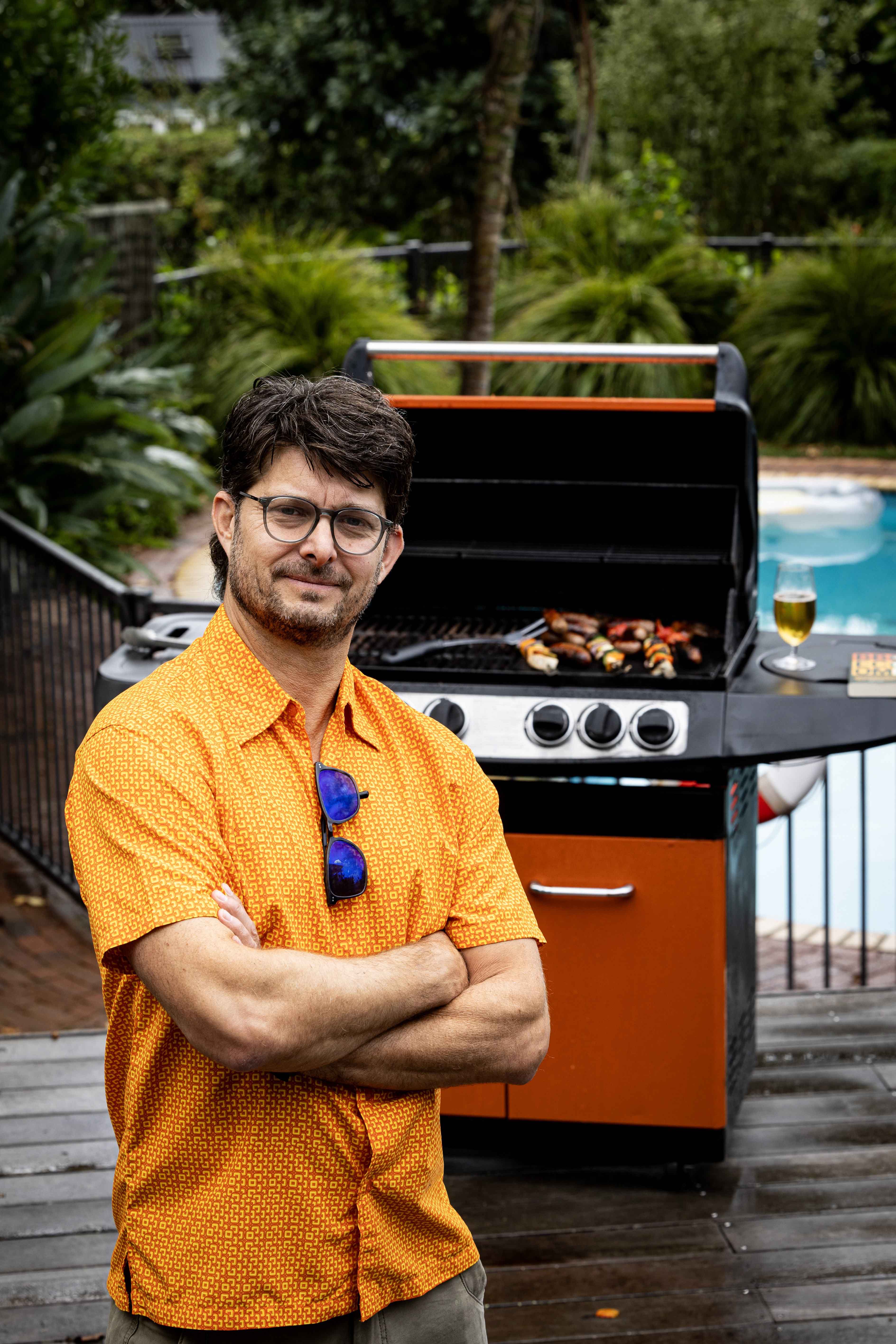 New Zealand Herald Business Editor at Large Liam Dann has released his first book, BBQ Economics - How money works and why it matters. Photo / Jason Oxenham