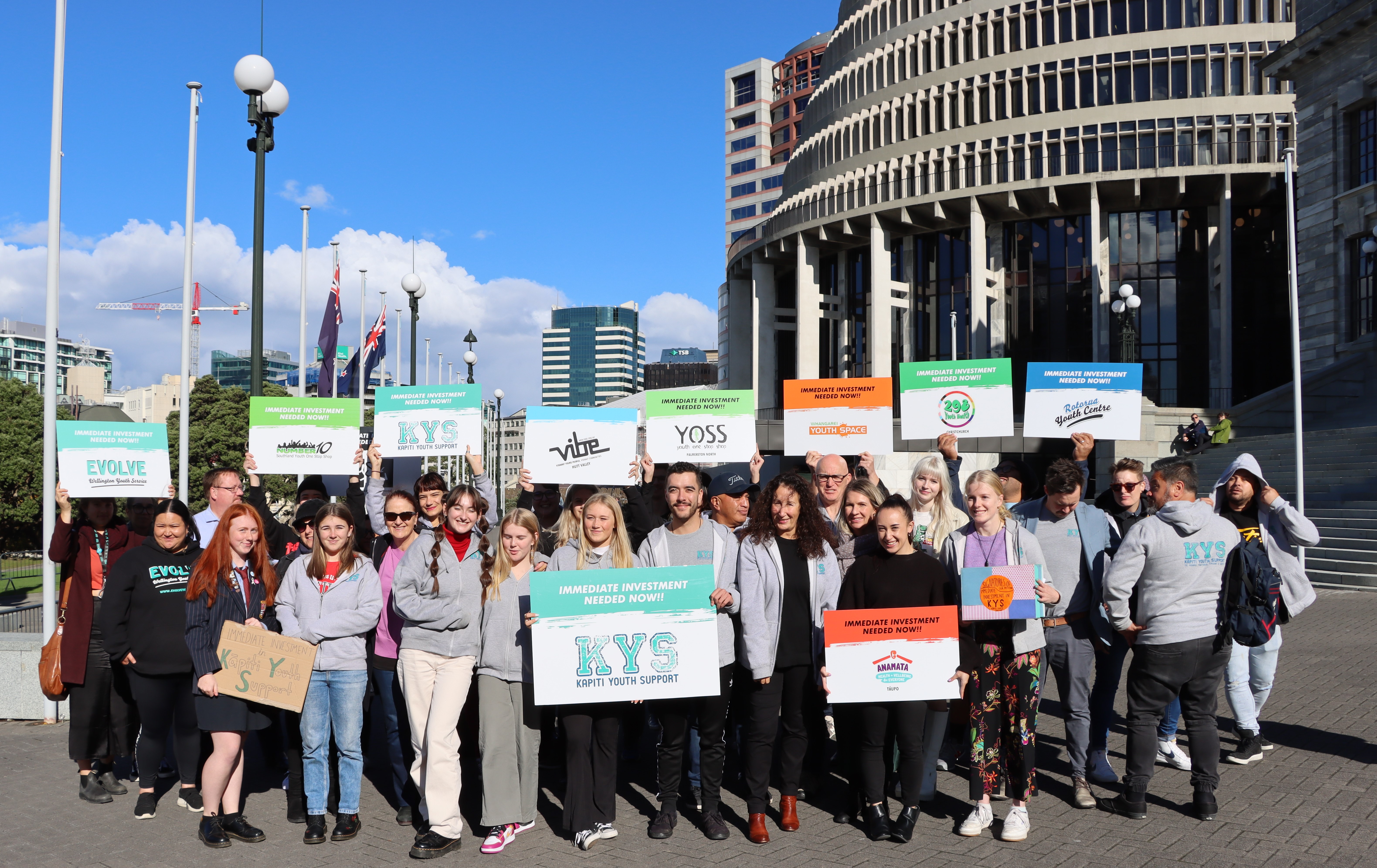 Youth mental health advocates take their message to Parliament.