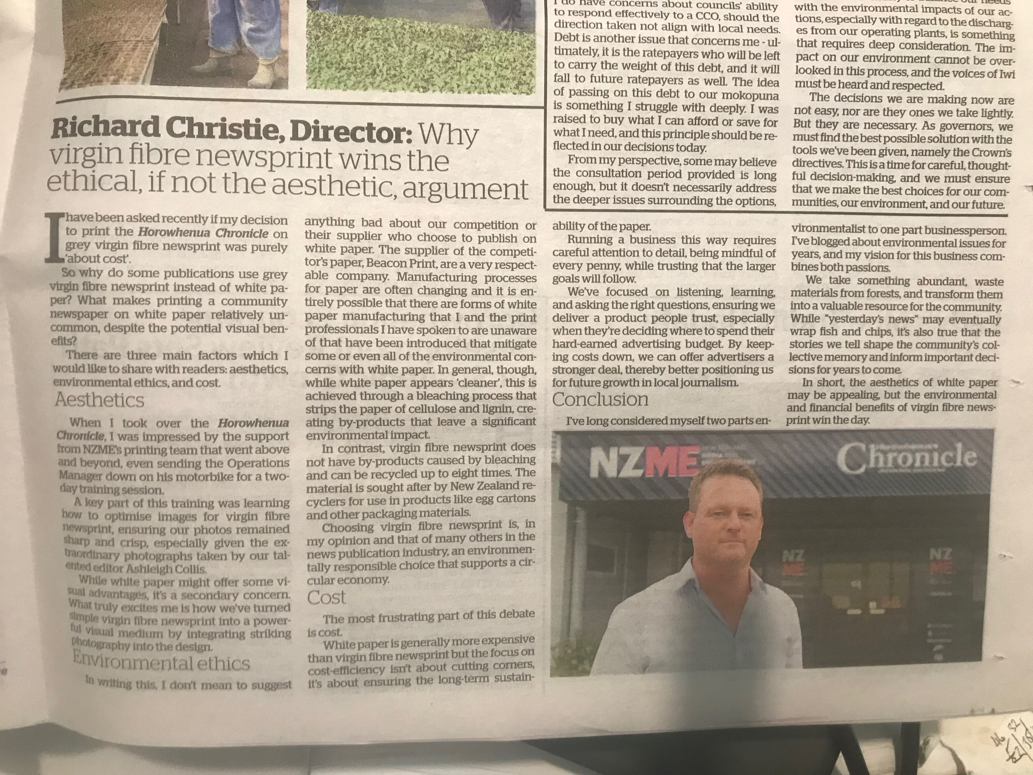 The original article in the Chronicle....