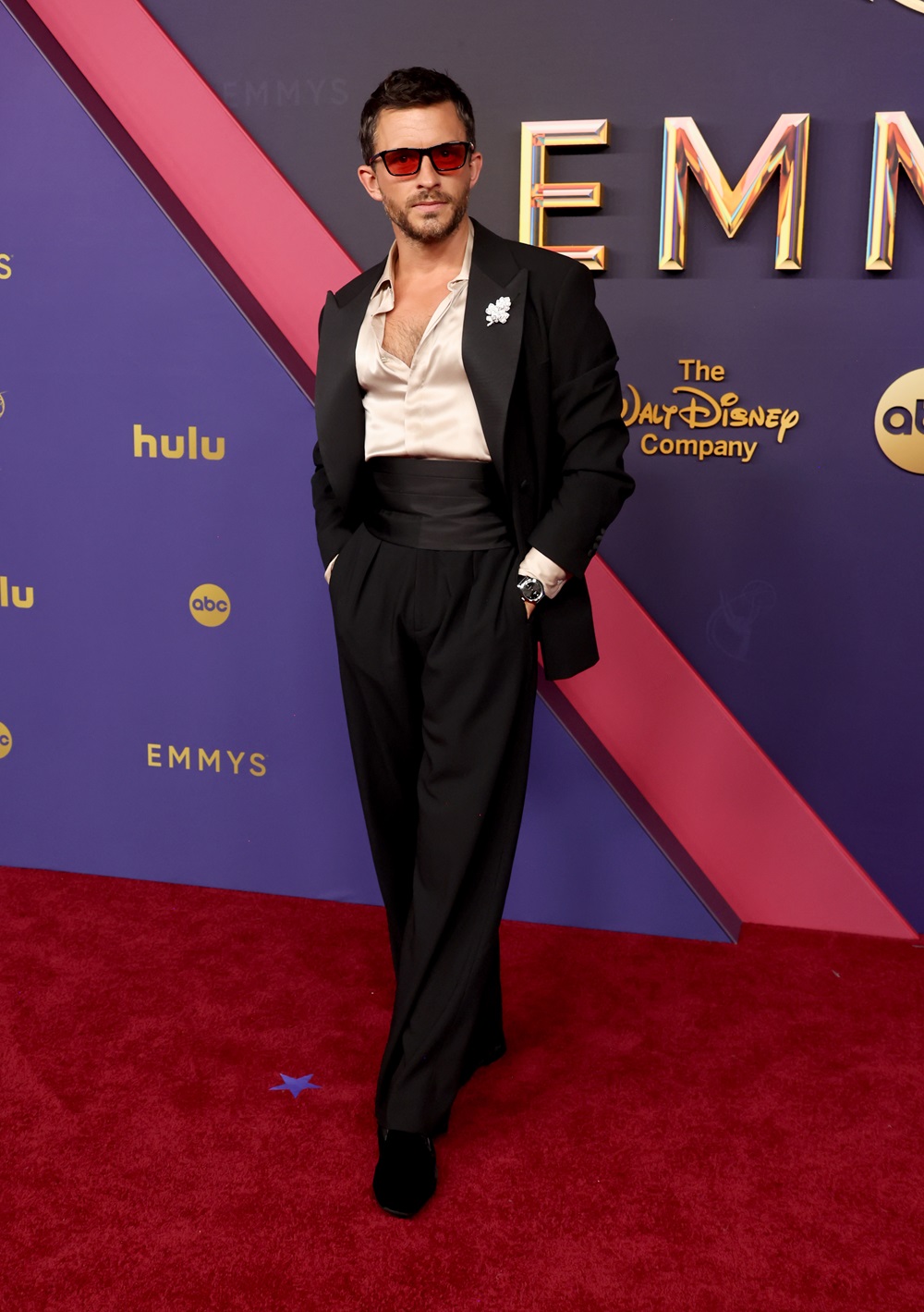Jonathan Bailey attends the 76th Primetime Emmy Awards at Peacock Theatre. Photo / Getty Images