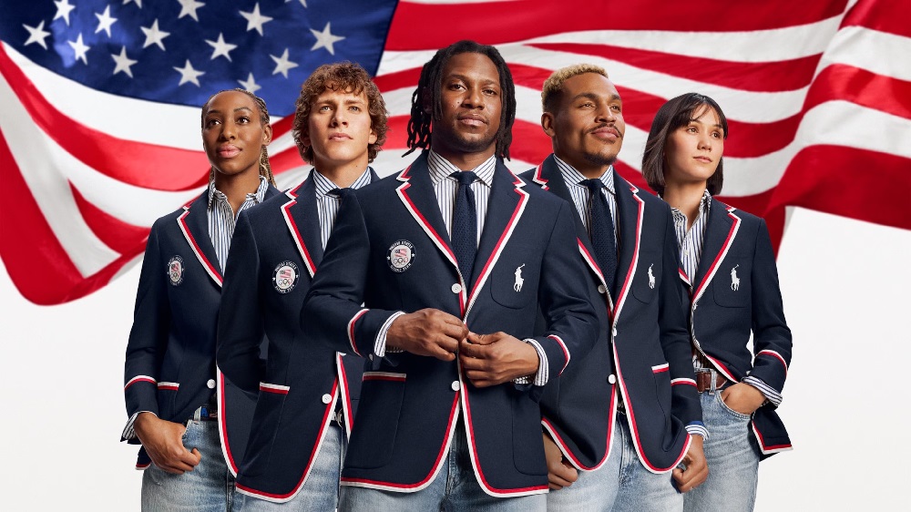The US opening and closing ceremony uniforms designed by Ralph Lauren.