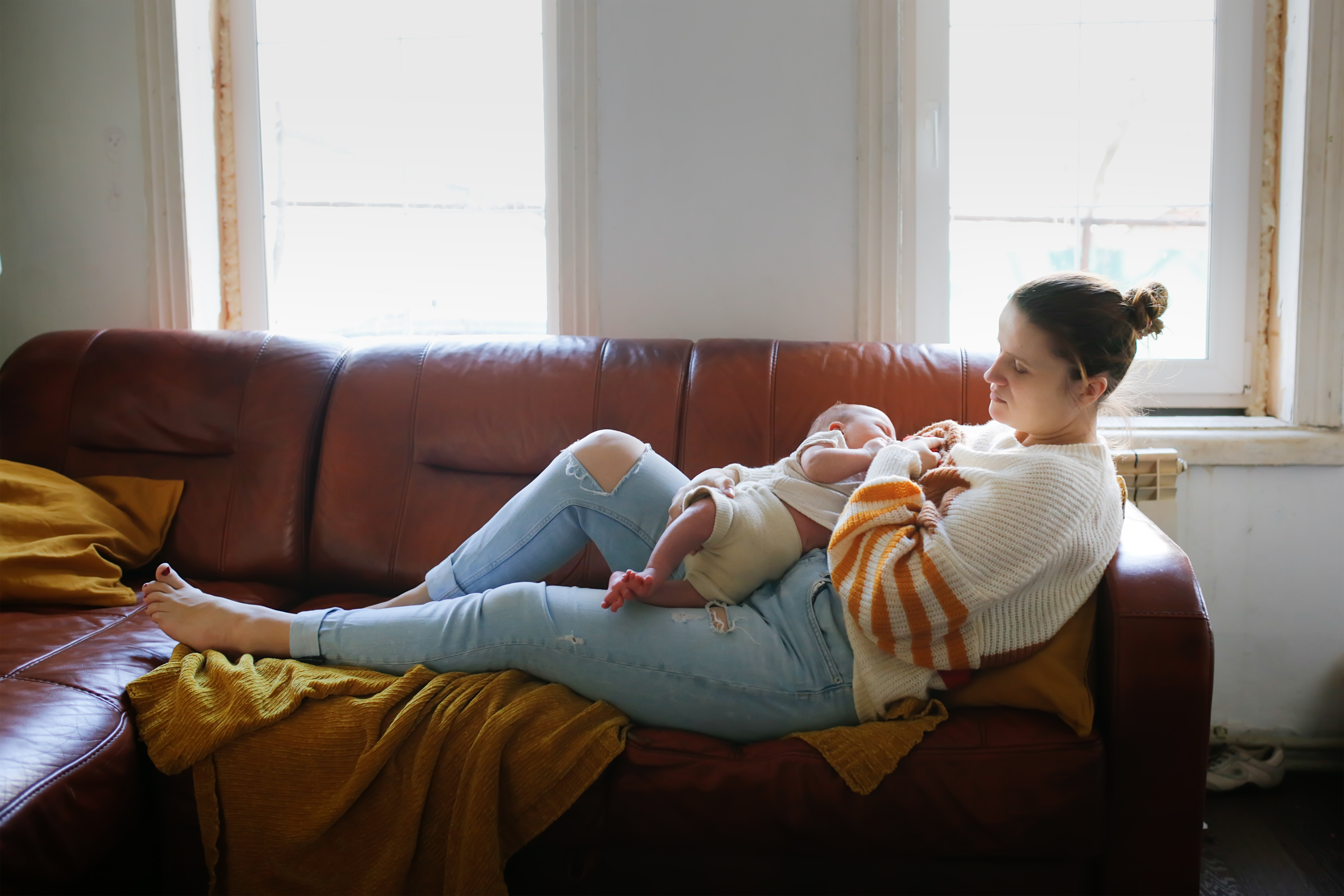 Isolated at home with a new baby can be a lonely experience. Photo / Getty Images