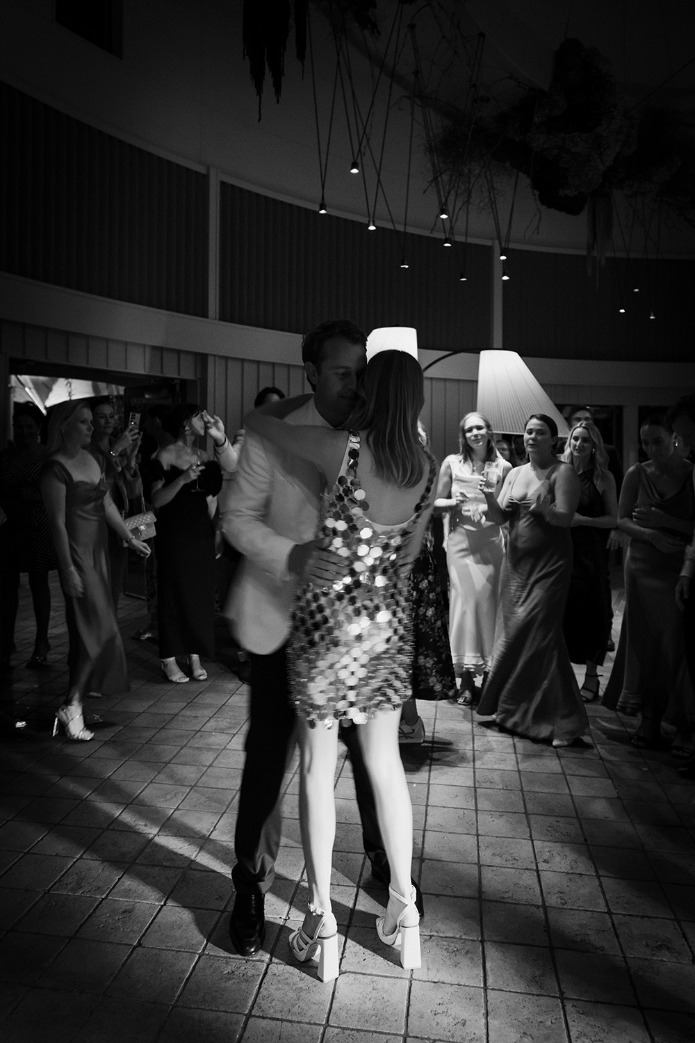 Daniel, Jessica-Belle (who changed into a very special outfit) and their guests danced until midnight. Photo / Danelle Bohane