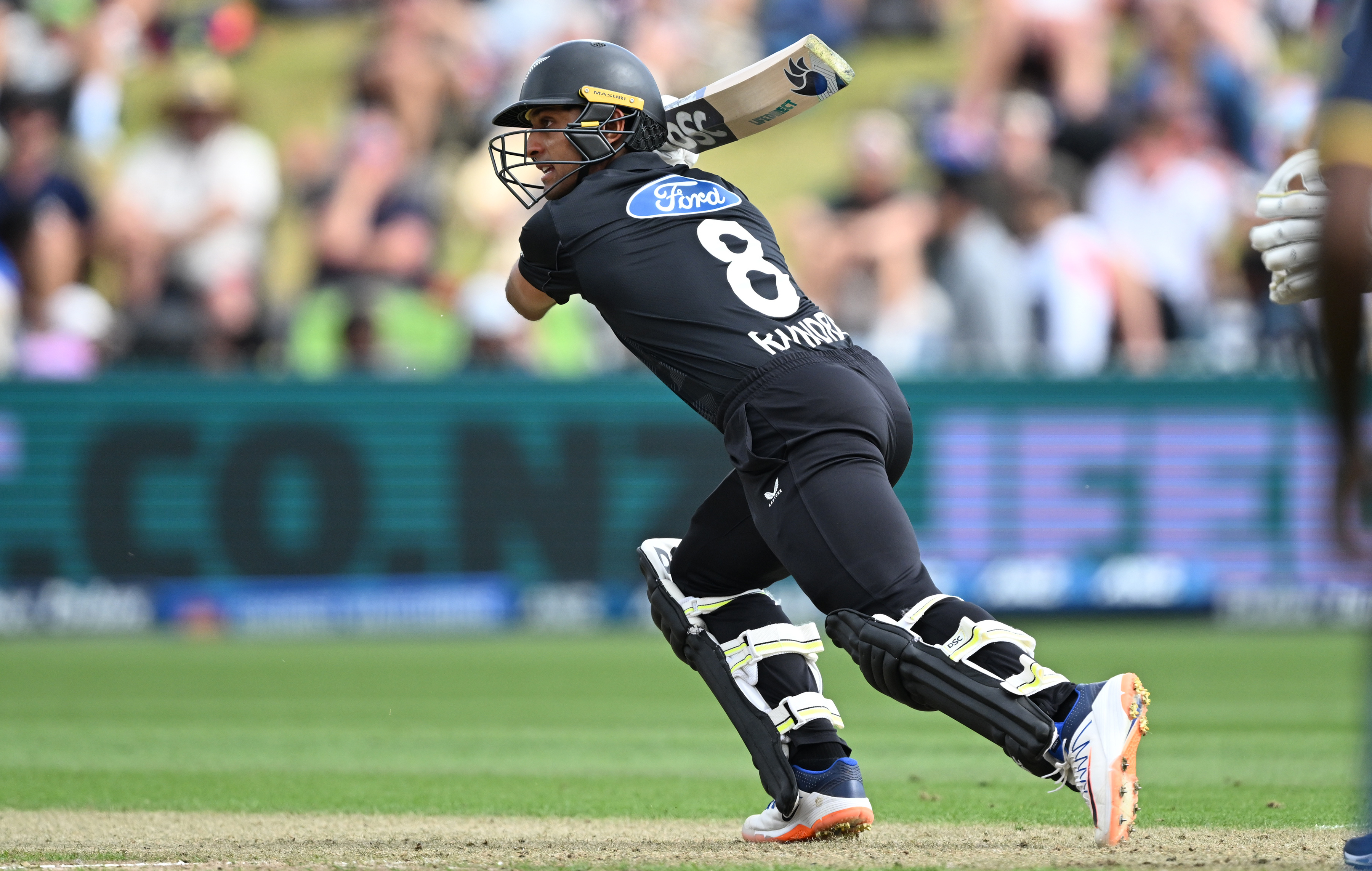 Rachin Ravindra batting during the second ODI against Sri Lanka. Photo / Photosport