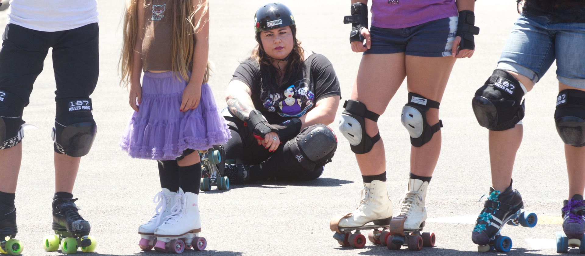 Layla Robinson has taught hundreds of people how to skate. Photo / Stephen Parker