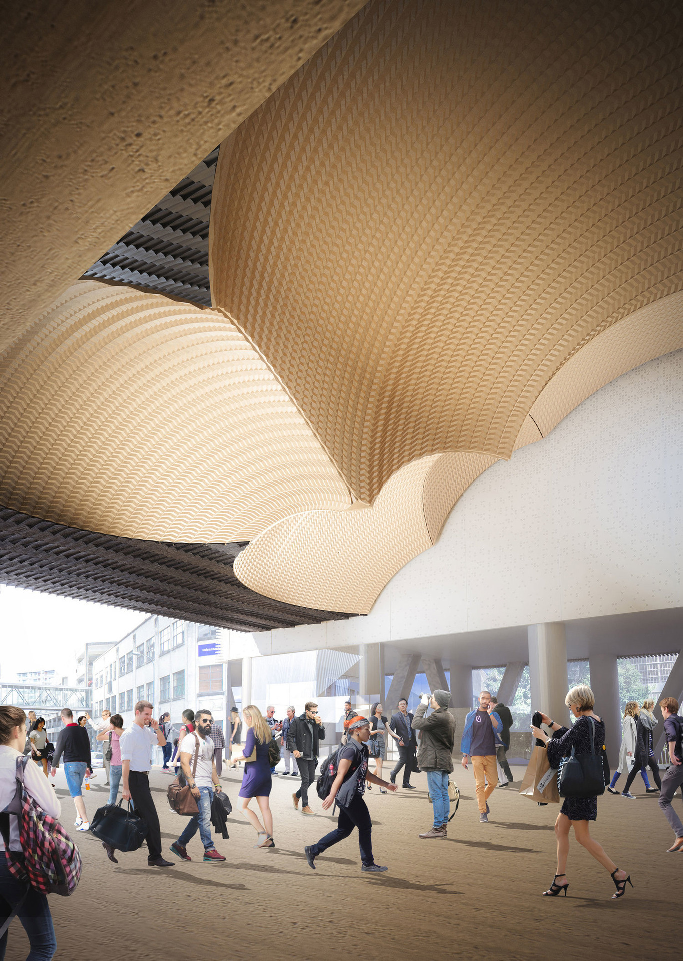 The planned new station. Photo / supplied
