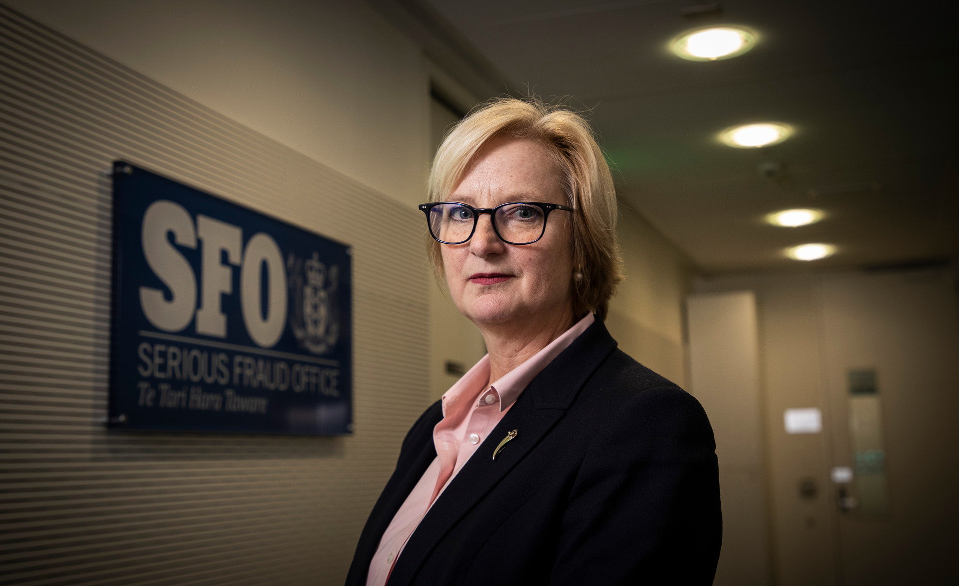Julie Read, the director of the Serious Fraud Office. Photo / Greg Bowker