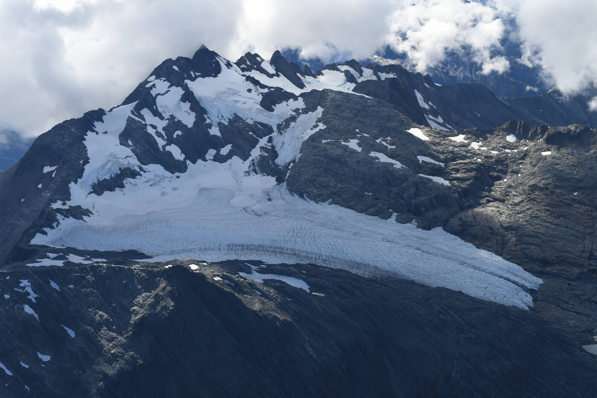 The Brewster Glacier in Mt Aspiring National Park. Photo / Lauren Vargo