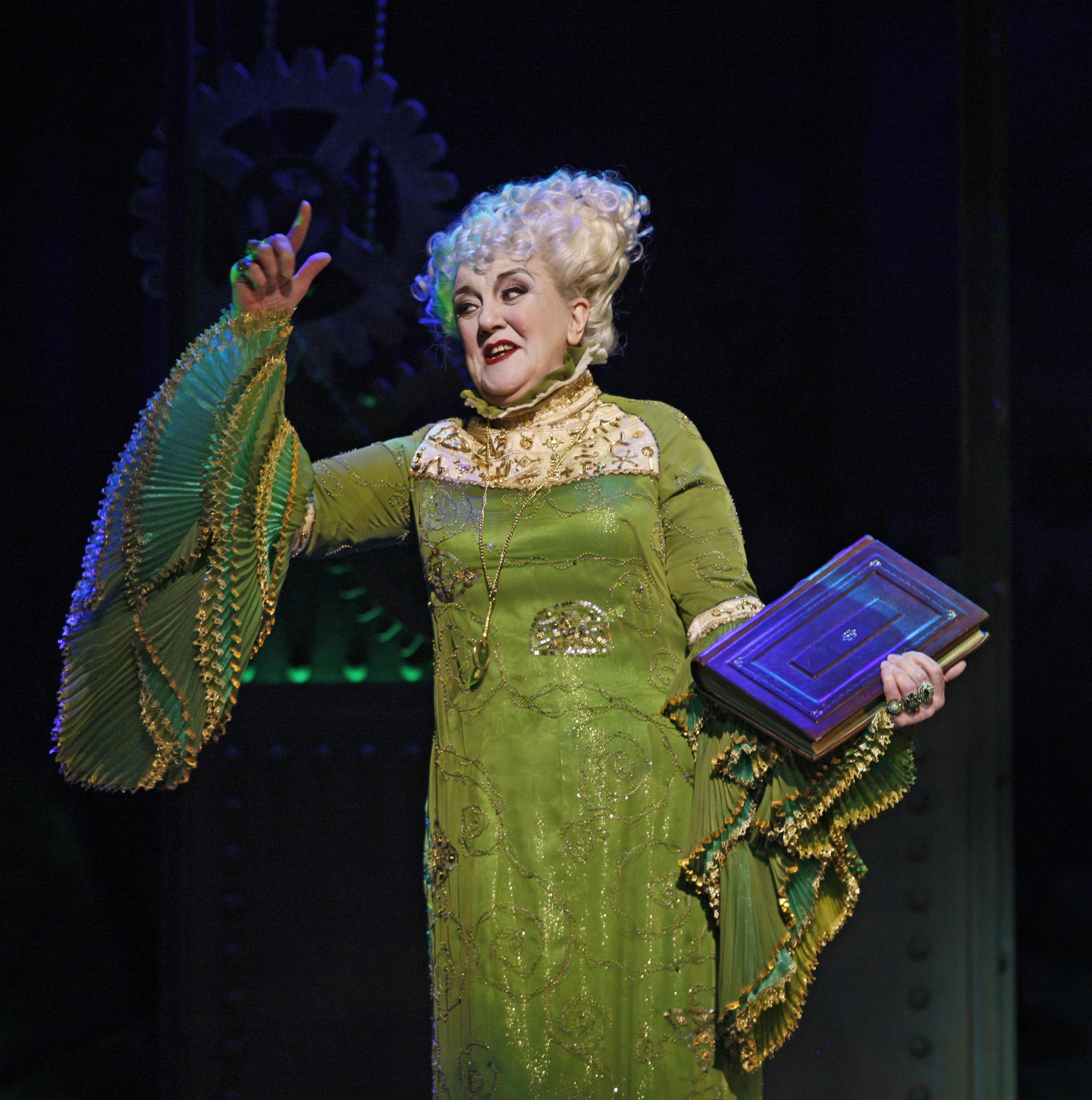 madame morrible green dress Wicked For Good Madame Morrible Cosplay Costume Green Dress Halloween –  Becostume main image 0