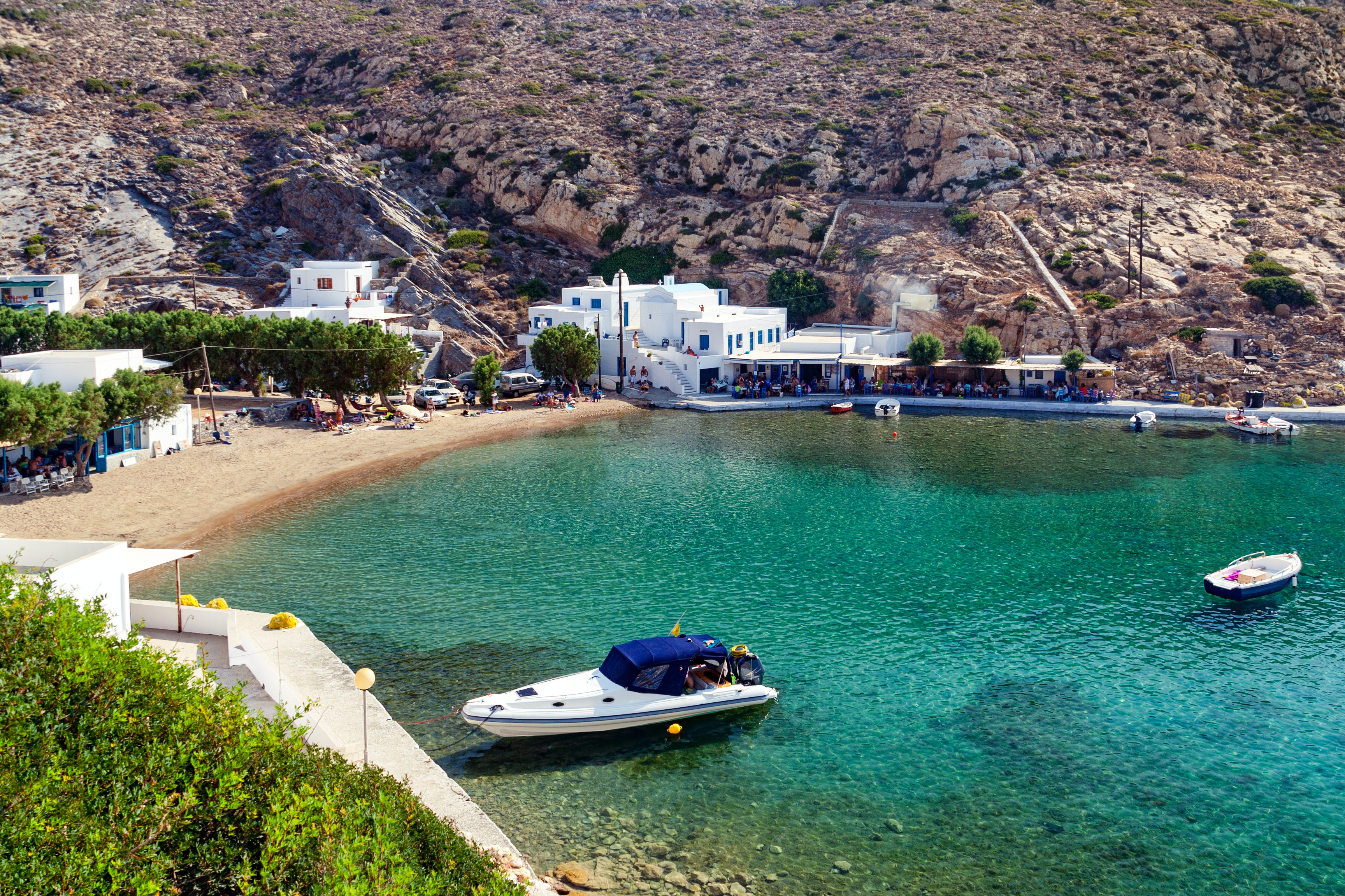 Sifnos, a Cycladic gem, offers a slow-paced life, isolated sandy beaches, traditional villages, and vibrant evenings in Apollonia. Photo / 123rf