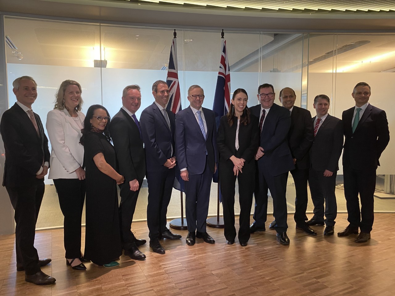 The New Zealand and Australian Prime Ministers and senior Government ministers meet in Sydney. Photo / Jenée Tibshraeny
