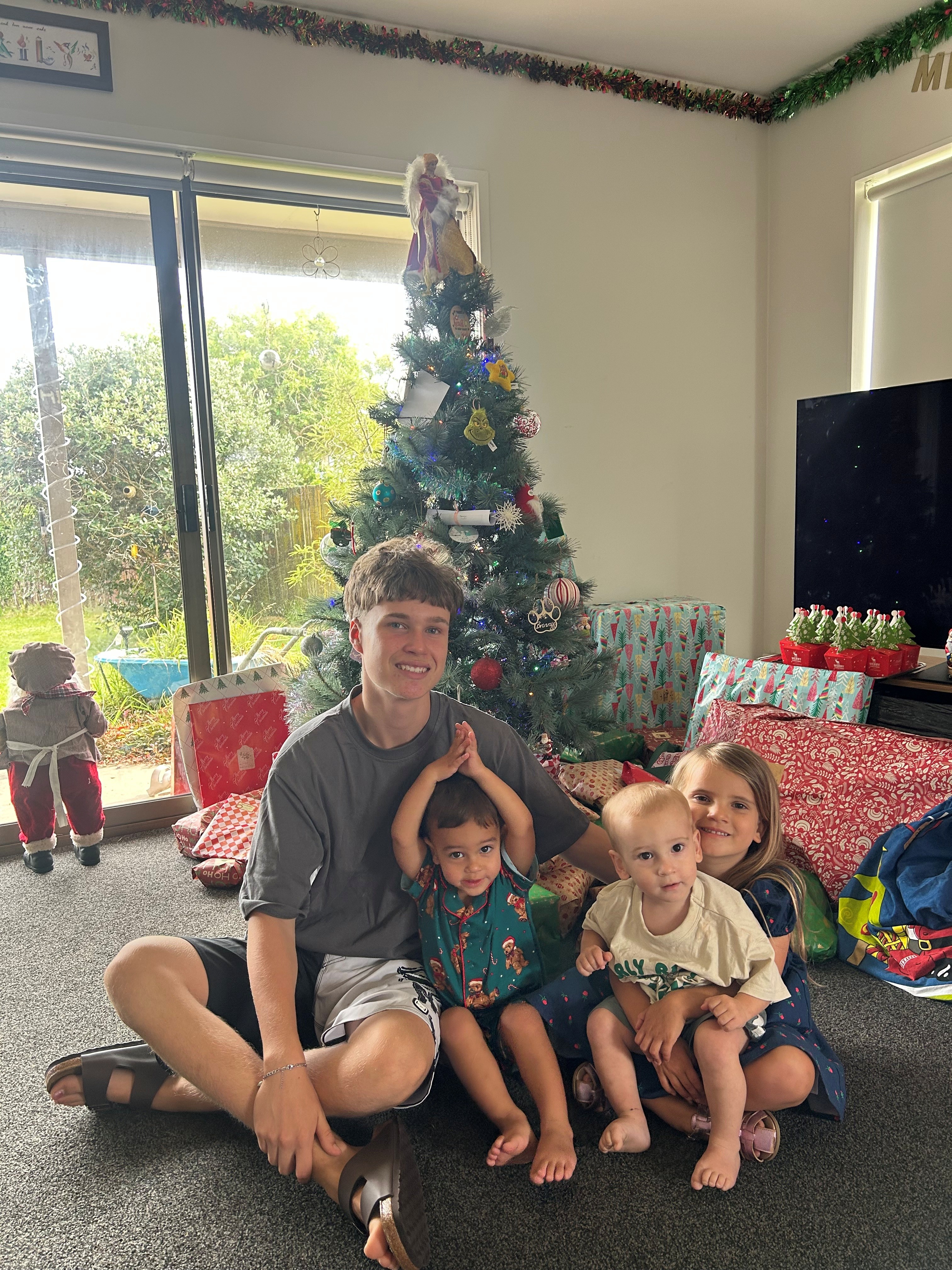 Max Furse-Kee with family.