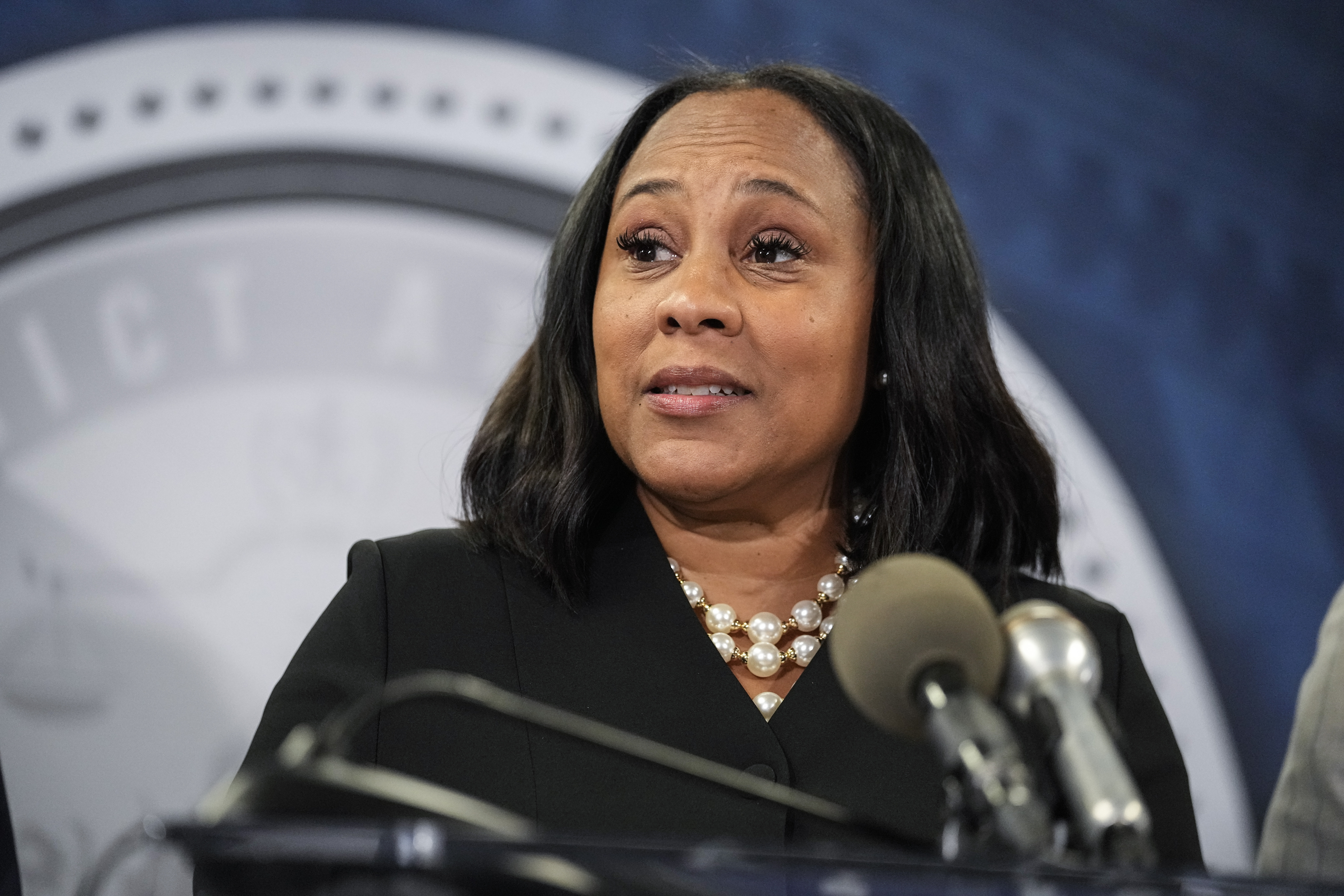 Fulton County District Attorney Fani Willis. Photo / John Bazemore, AP