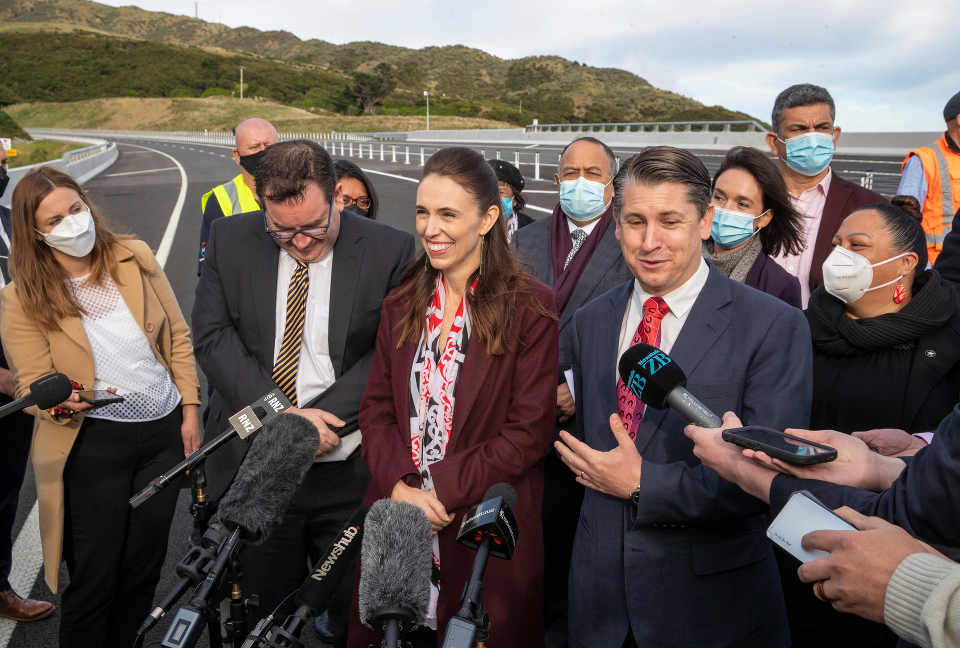 Former Prime Minister Dame Jacinda Ardern opened Transmission Gully in 2022. Photo / Mark Mitchell