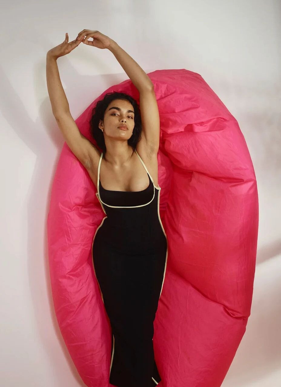 A Paris Georgia gown from The Social Wardrobe.