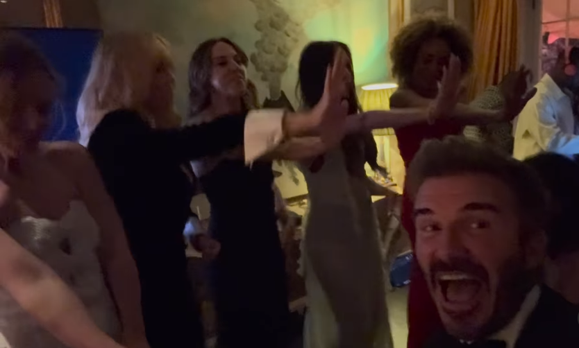 The Spice Girls were dancing and singing to hit song Stop in a video shared by David Beckham on Instagram. Photo / @davidbeckham