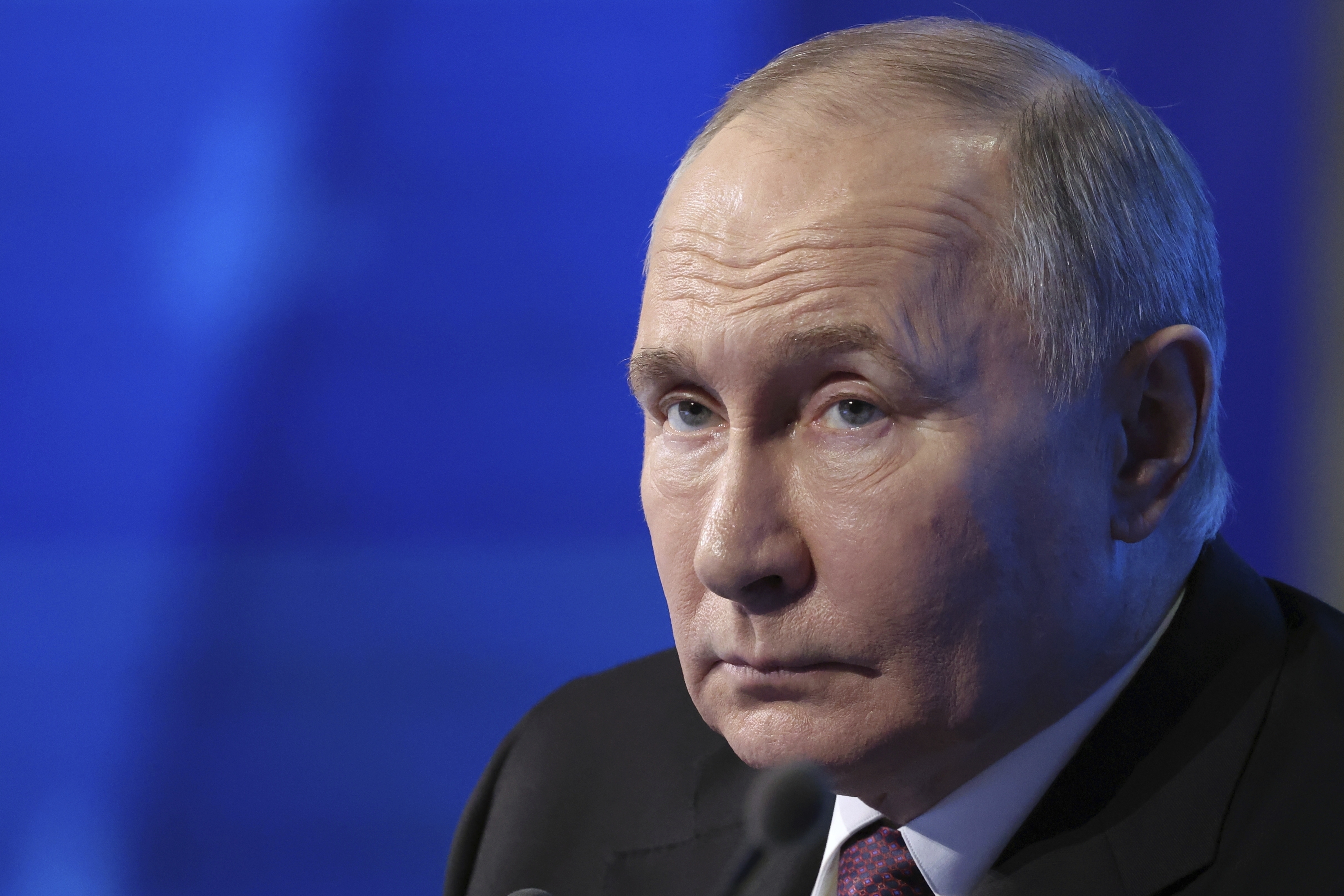 A year ago the International Criminal Court issued a warrant for Putin on charges of responsibility for the abductions of children from Ukraine. Photo / AP