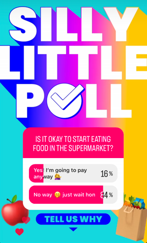 ZM's Fletch, Vaughan and Hayley polled Kiwis to find out how we really feel about supermarket snacking. Photo / @fvhzm