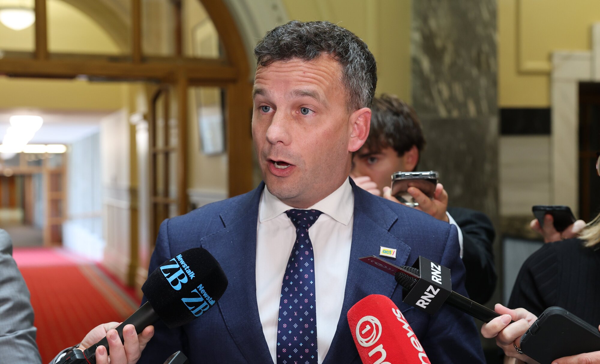 Associate Education Minister David Seymour has unveiled $15.7 million of new funding for private school subsidies. Photo / Mark Mitchell