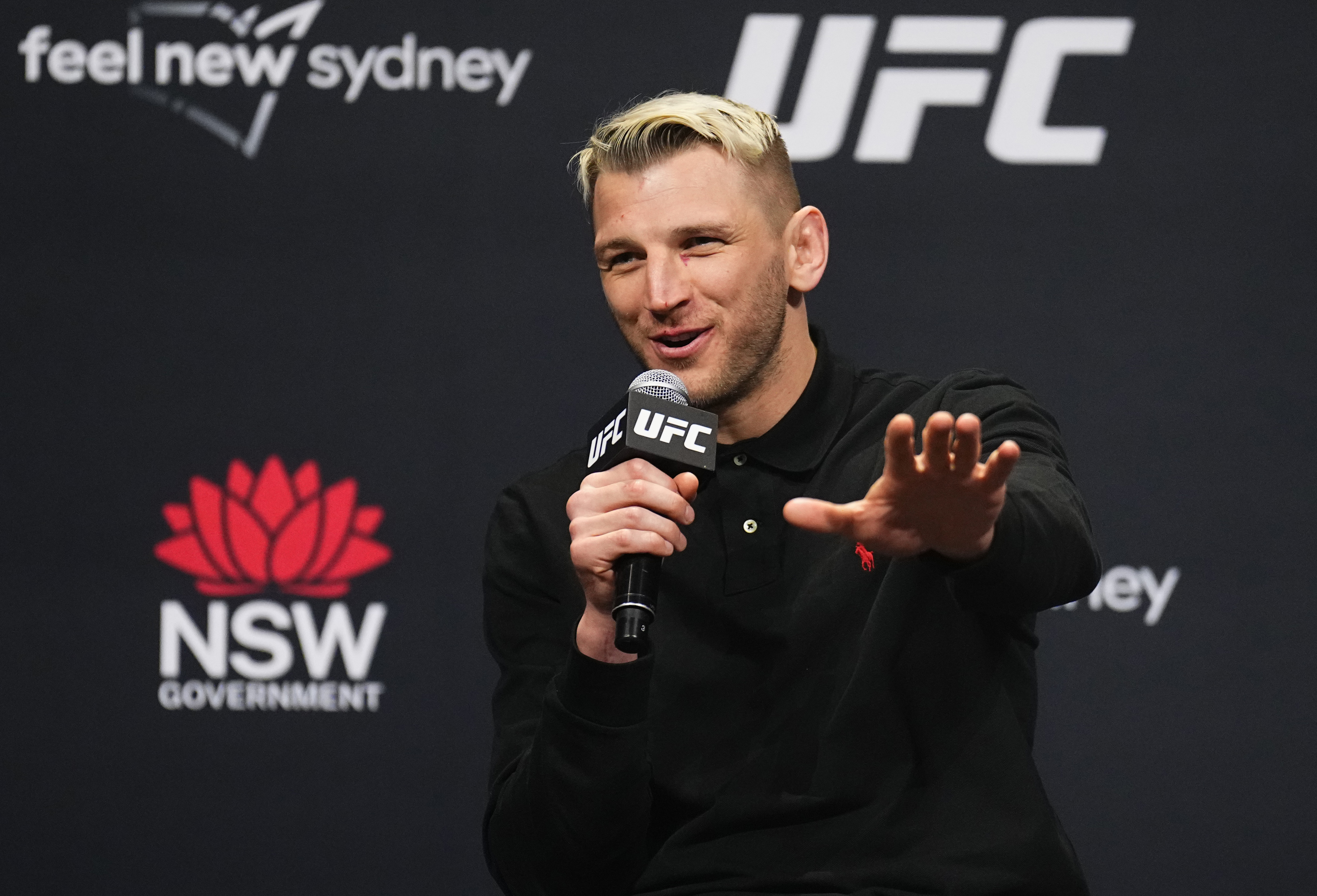 Thiago Moises knows how to wreck a leg – and crush a Dan Hooker callout,  too - Yahoo Sports