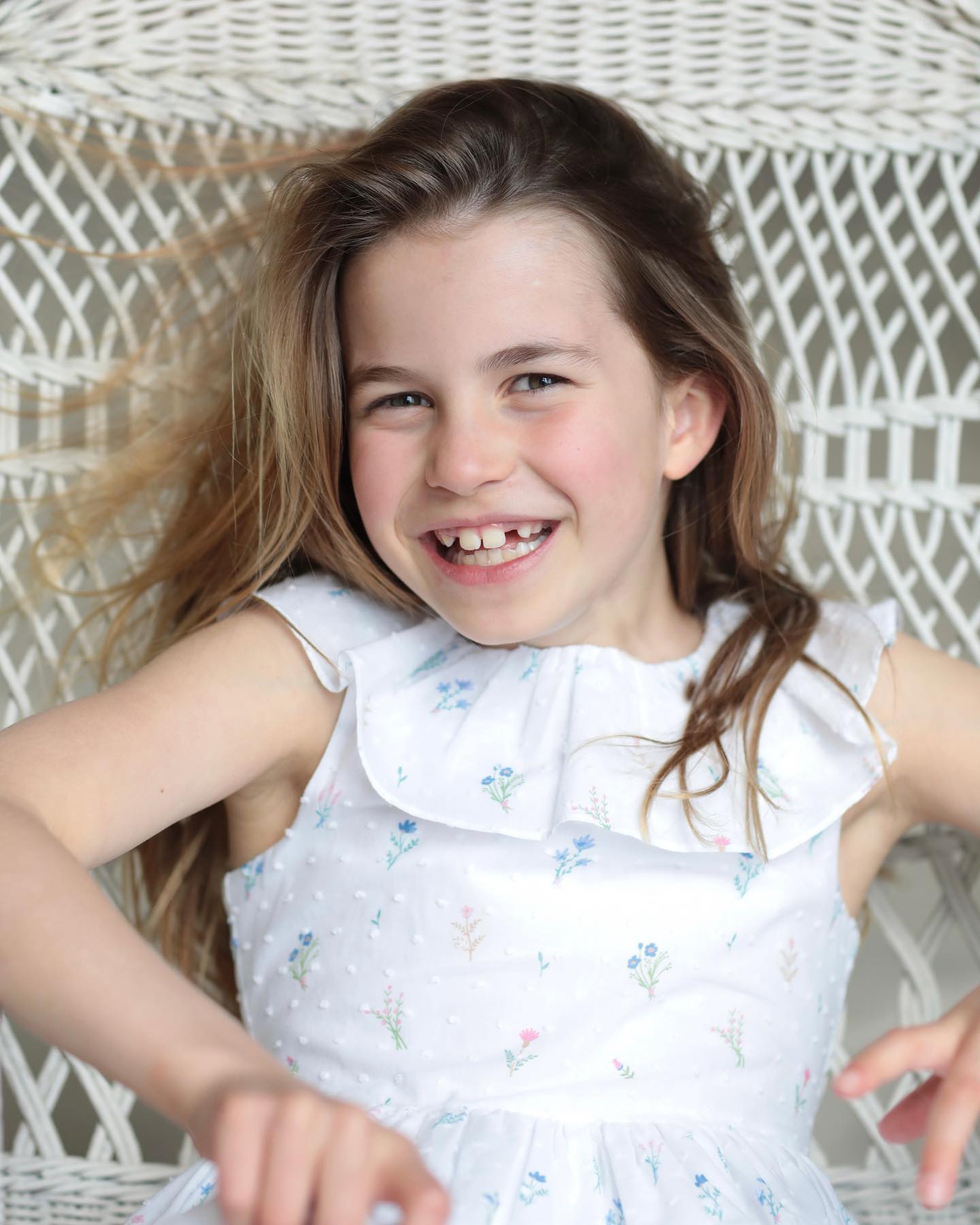 Princess Charlotte celebrates her eighth birthday. Photo / Instagram